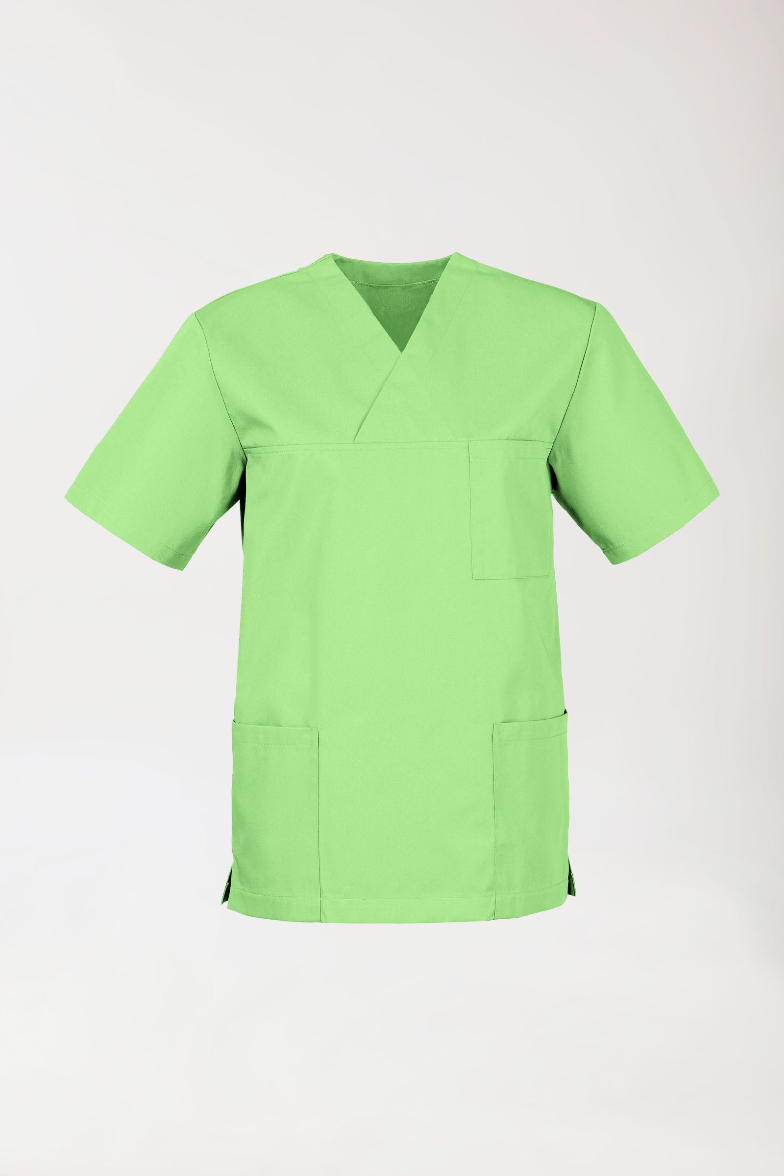 JUST STRONG Schlupfkasack Unisex - V-Ausschnitt apfelgrün