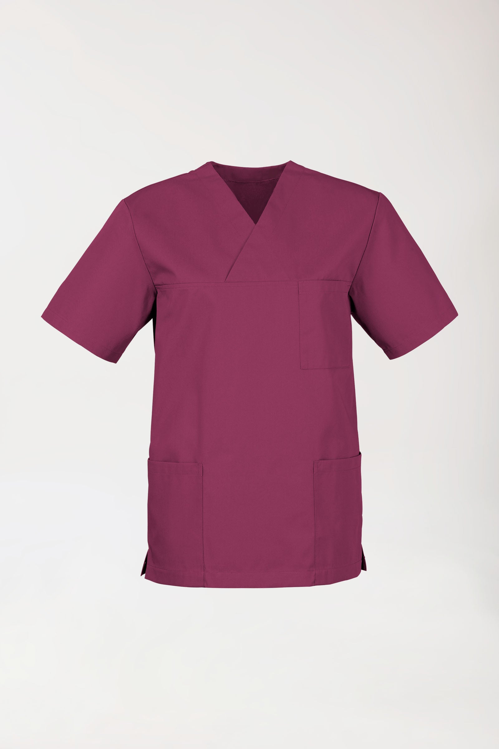 JUST STRONG Schlupfkasack Unisex - V-Ausschnitt berry