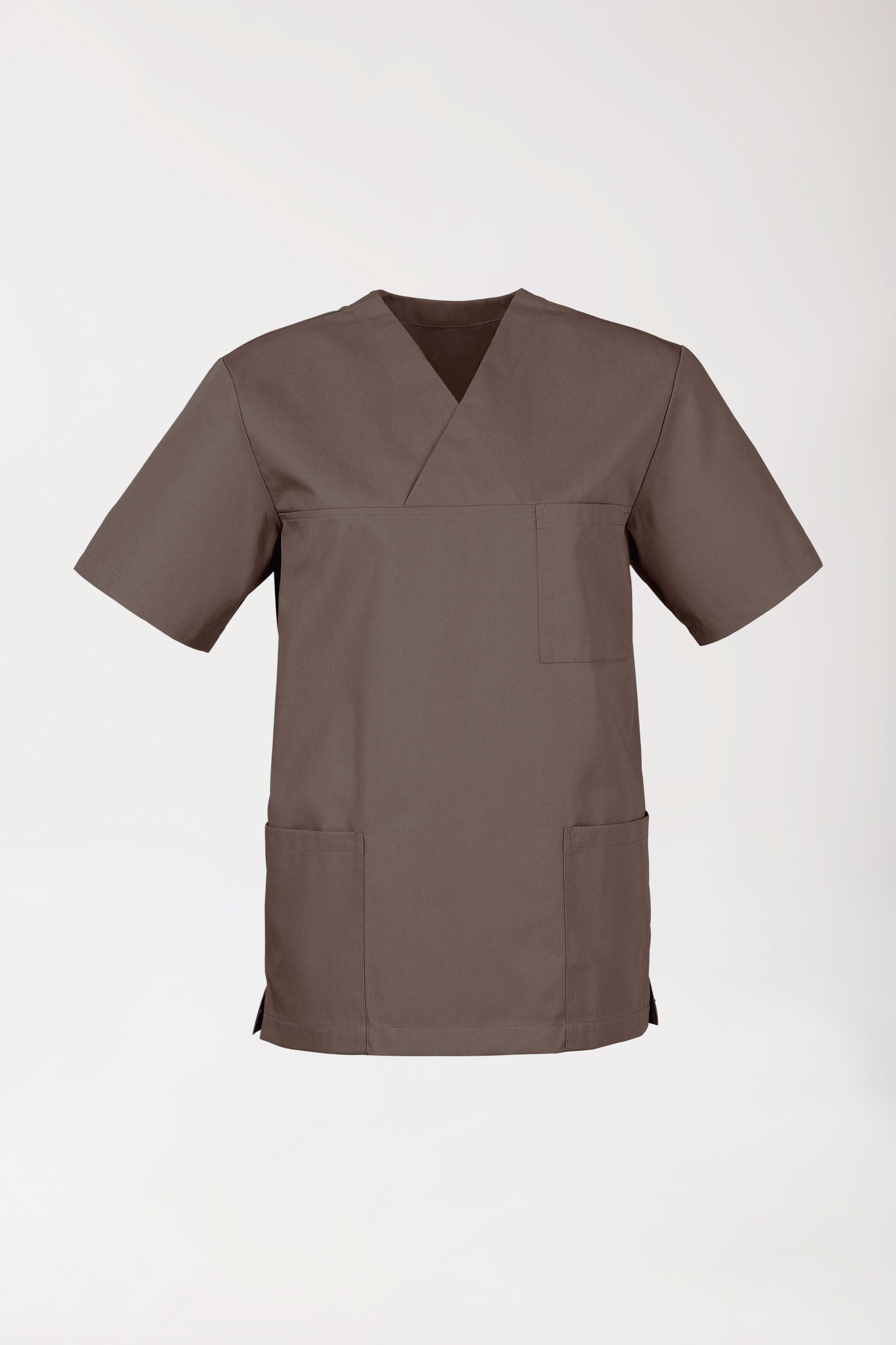 JUST STRONG Schlupfkasack Unisex - V-Ausschnitt deep taupe