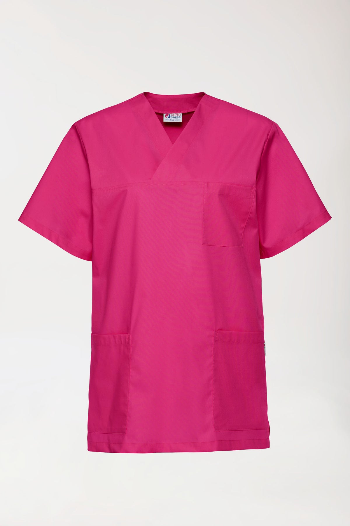 Stretch Schlupfkasack Unisex - V-Ausschnitt pink