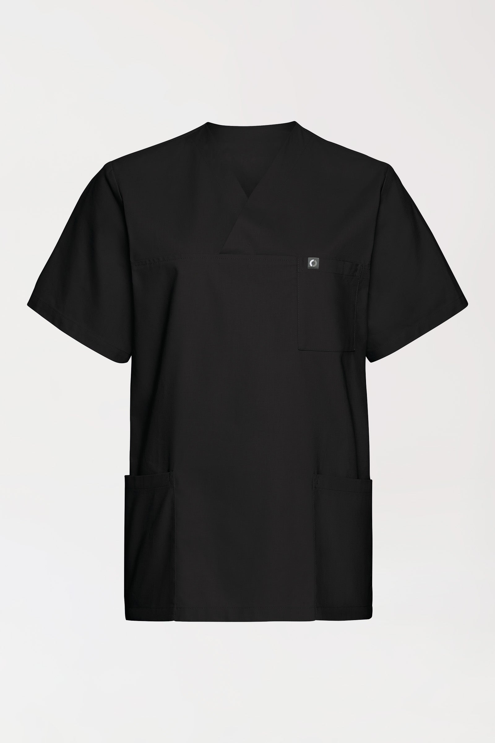 Baumwolle Schlupfkasack Unisex - Doppelpack schwarz, Vue de face