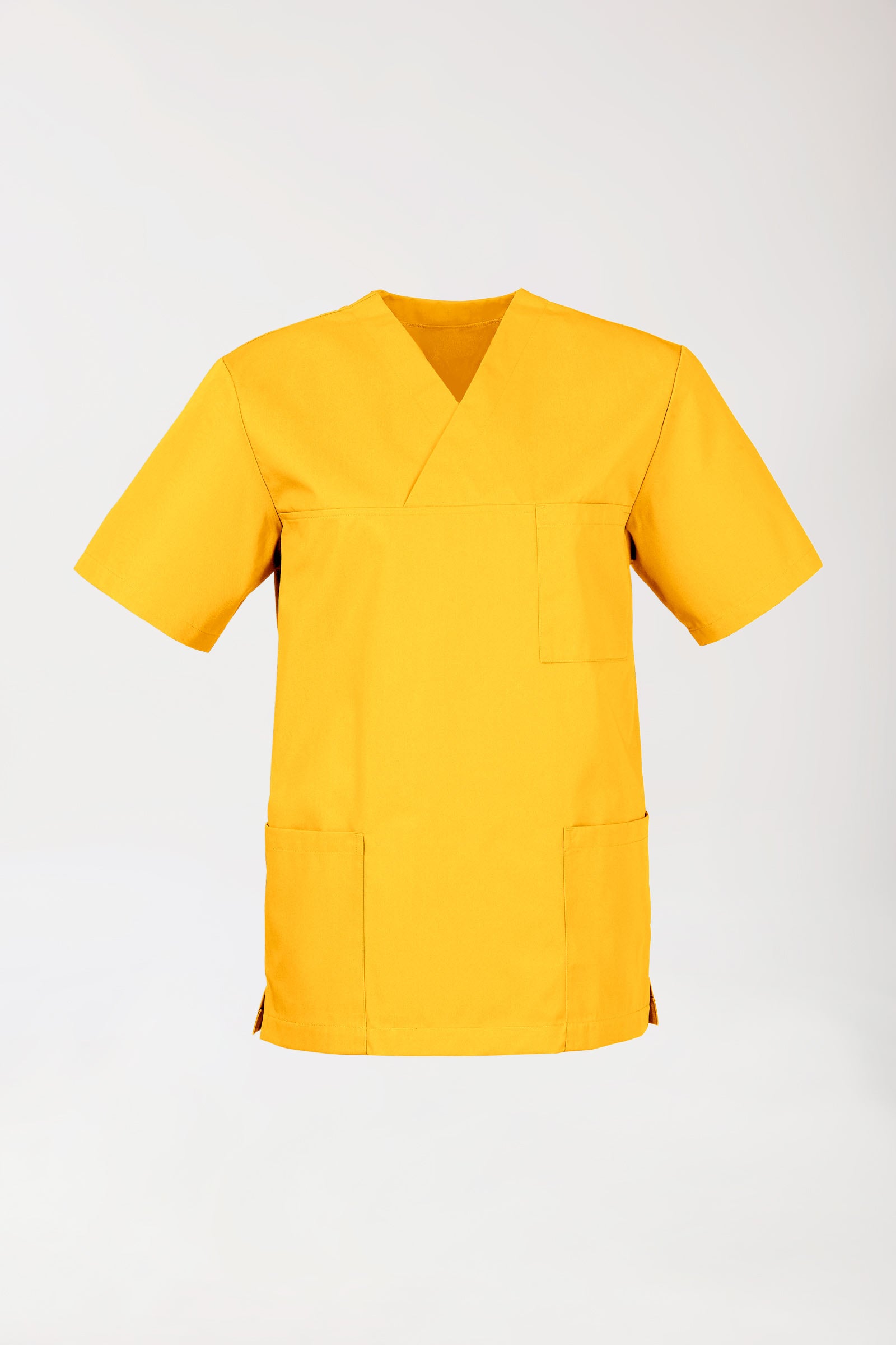 JUST STRONG Schlupfkasack Unisex - V-Ausschnitt sonnengelb