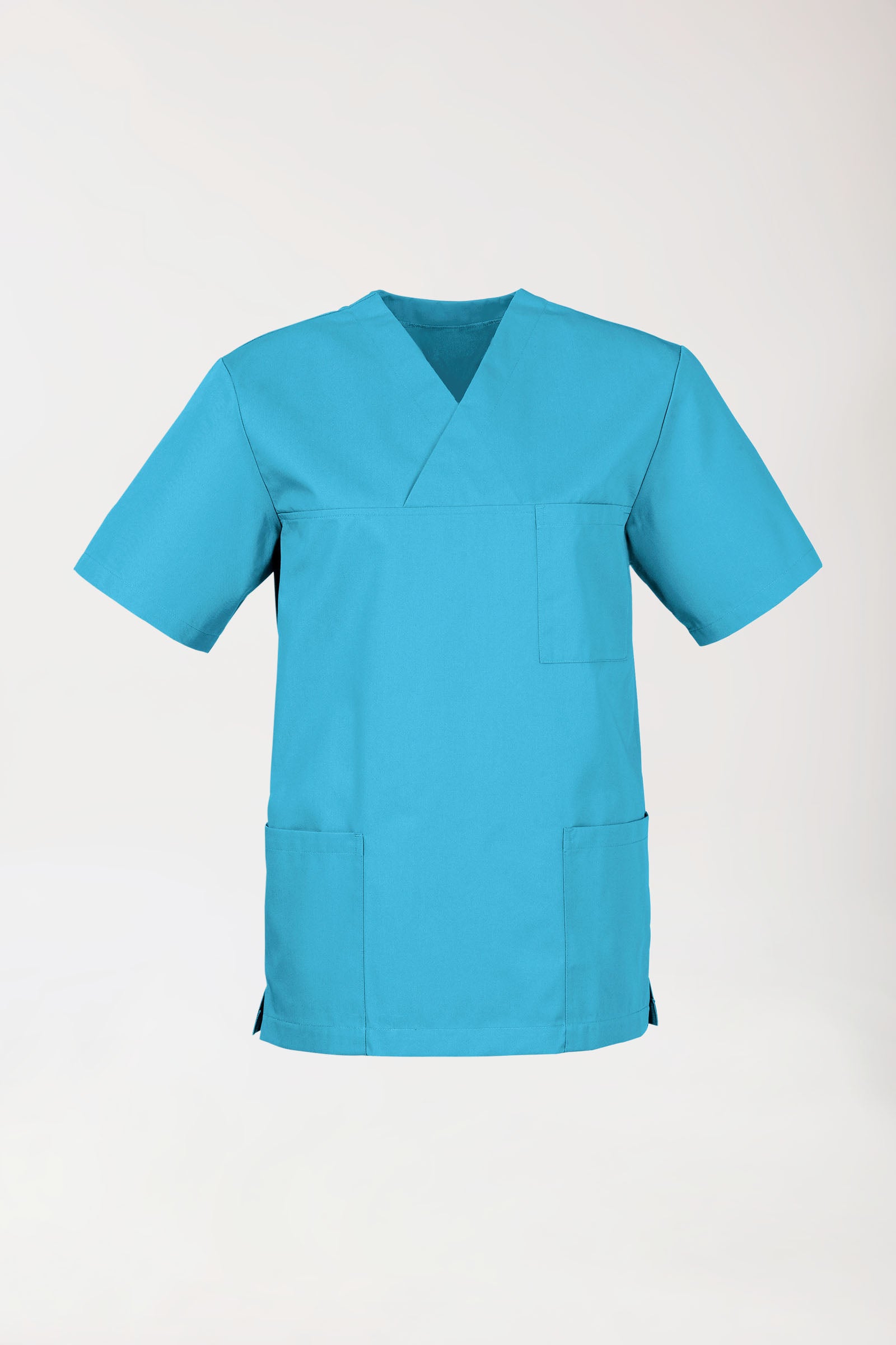 JUST STRONG Schlupfkasack Unisex - V-Ausschnitt türkis