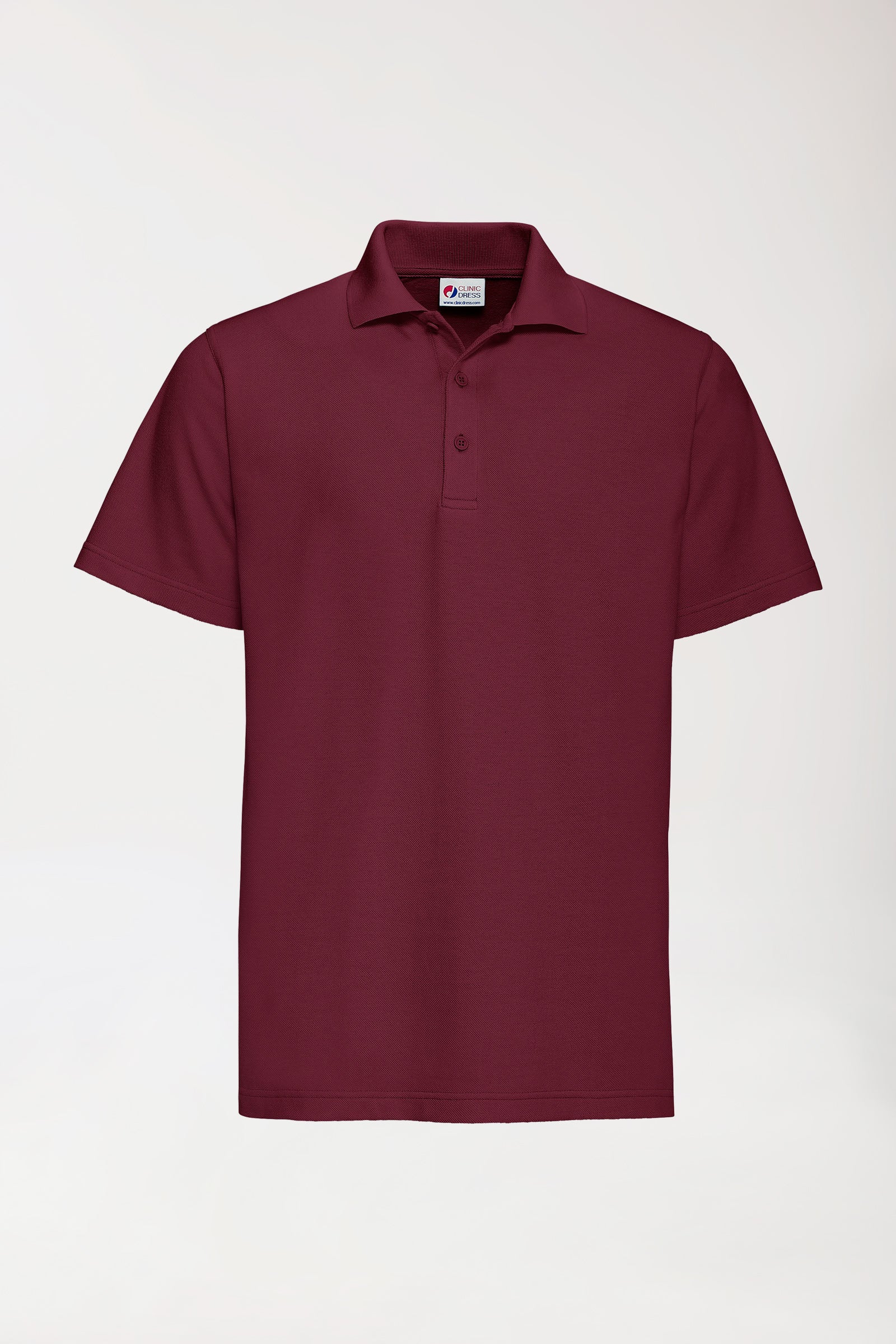 CORE Shirt Unisex - Polokragen bordeaux, Vue de face