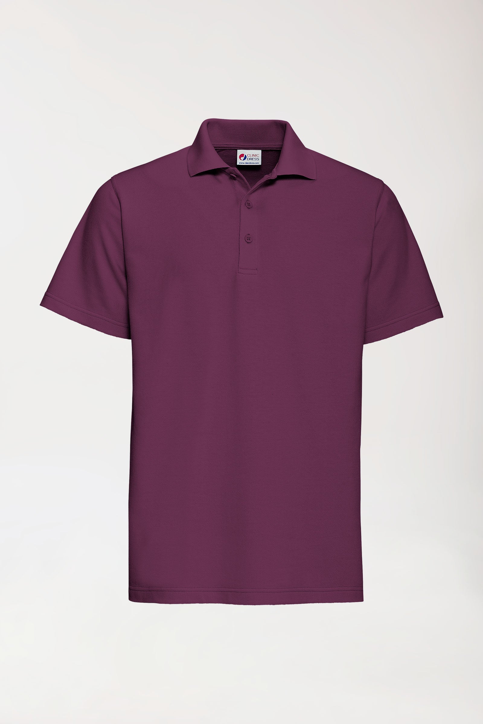 CORE Shirt Unisex - Polokragen pflaume, Vue de face