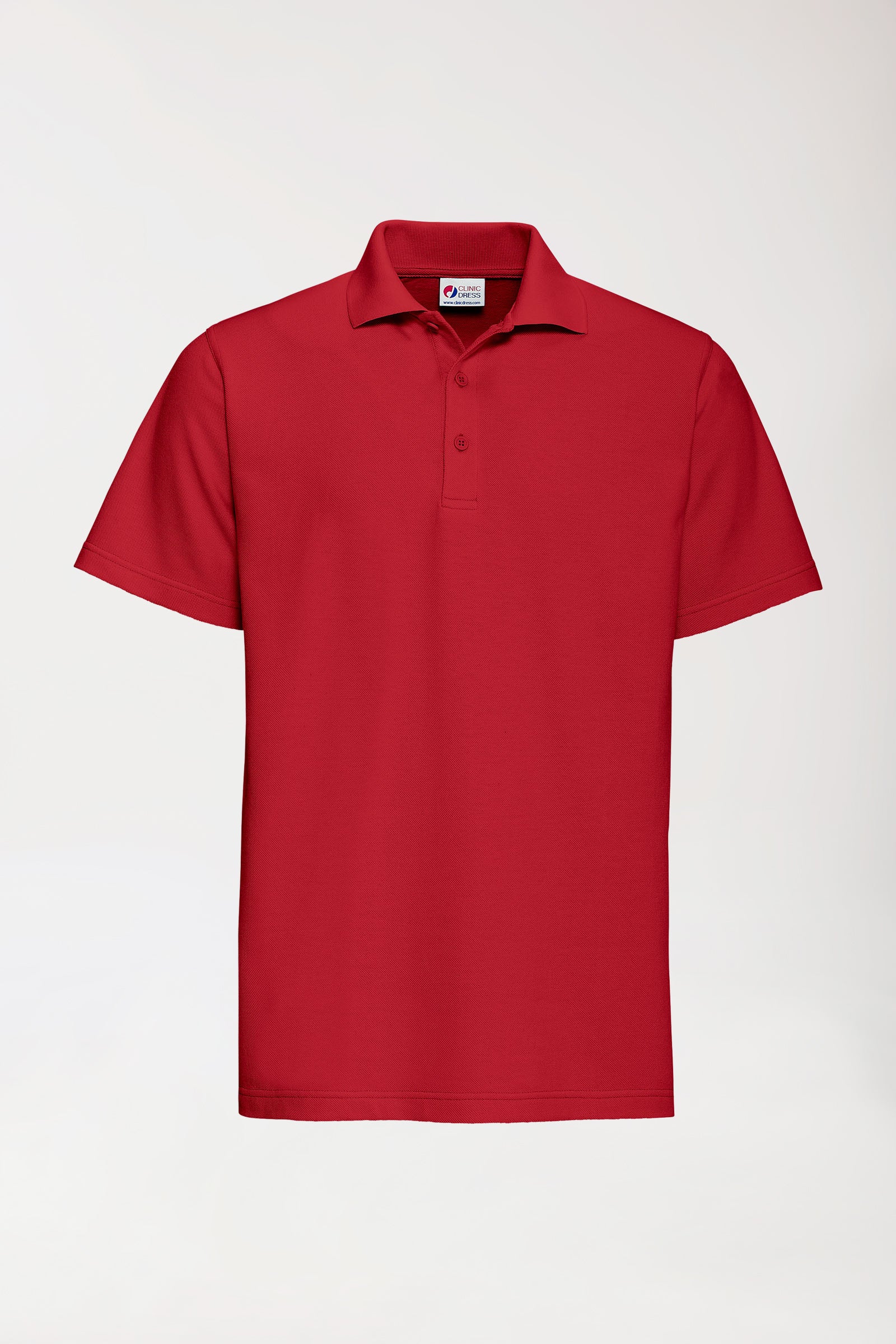 CORE Shirt Unisex - Polokragen rot, Vue de face