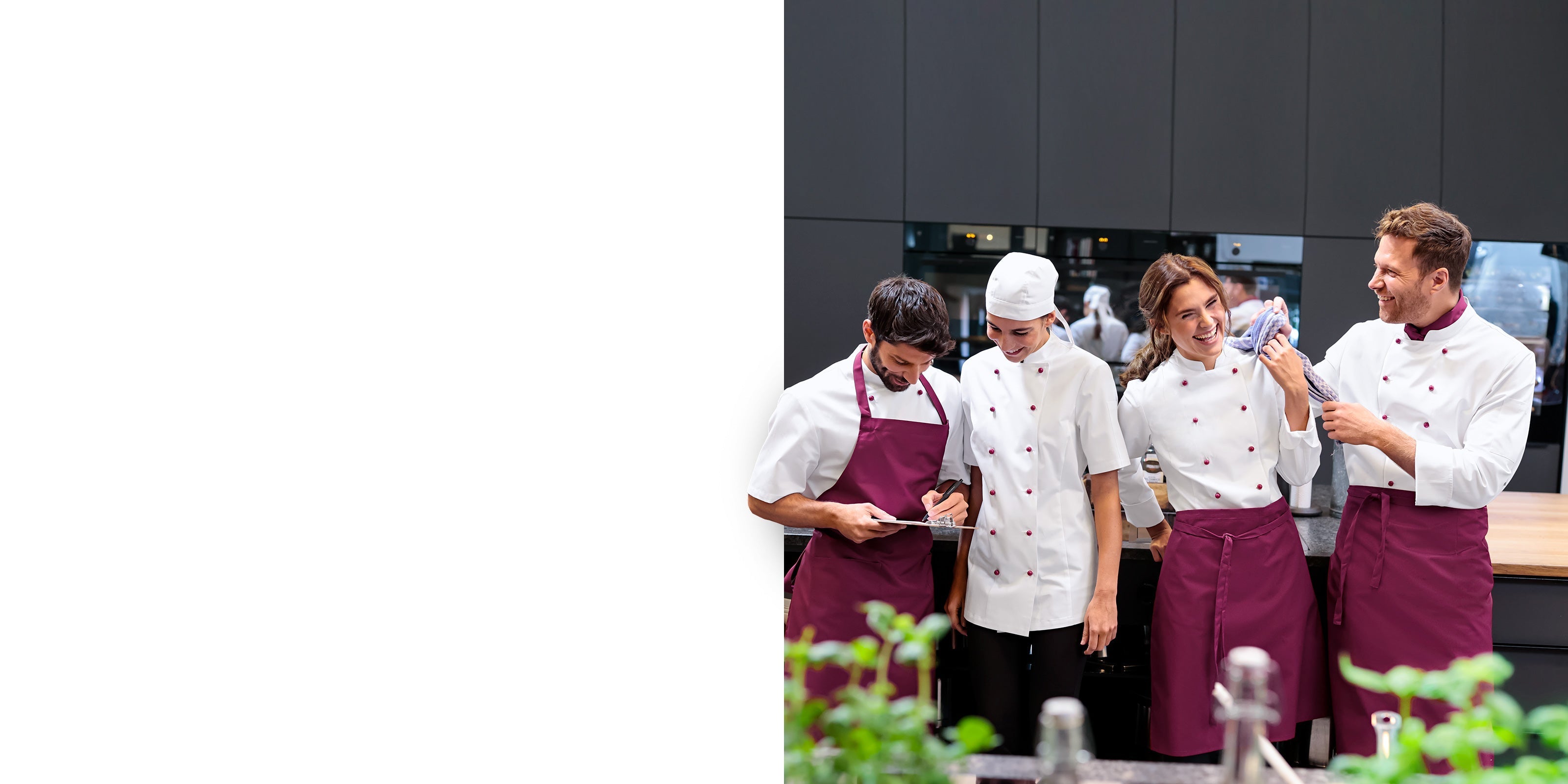 Arbeitskleidung für Gastronomie, Küche & Service