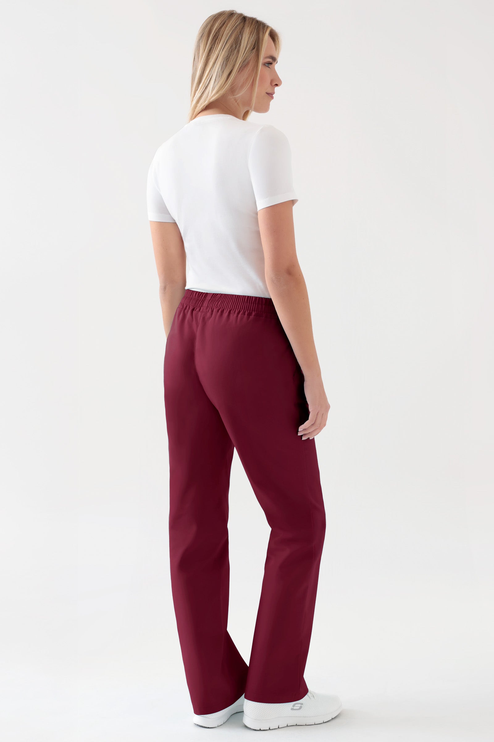 JUST STRONG Hose Damen - Gummibund bordeaux