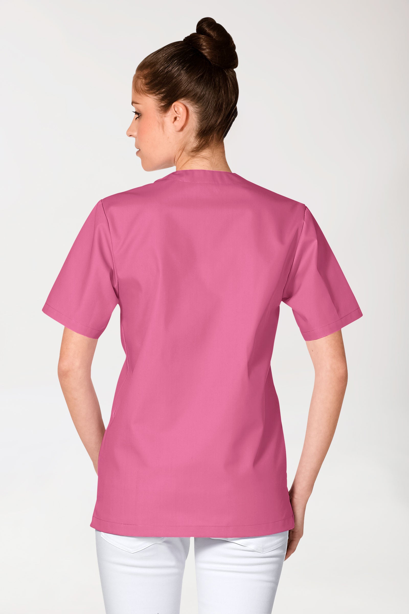 JUST STRONG Schlupfkasack Unisex - V-Ausschnitt rosenholz, Vue de dos 