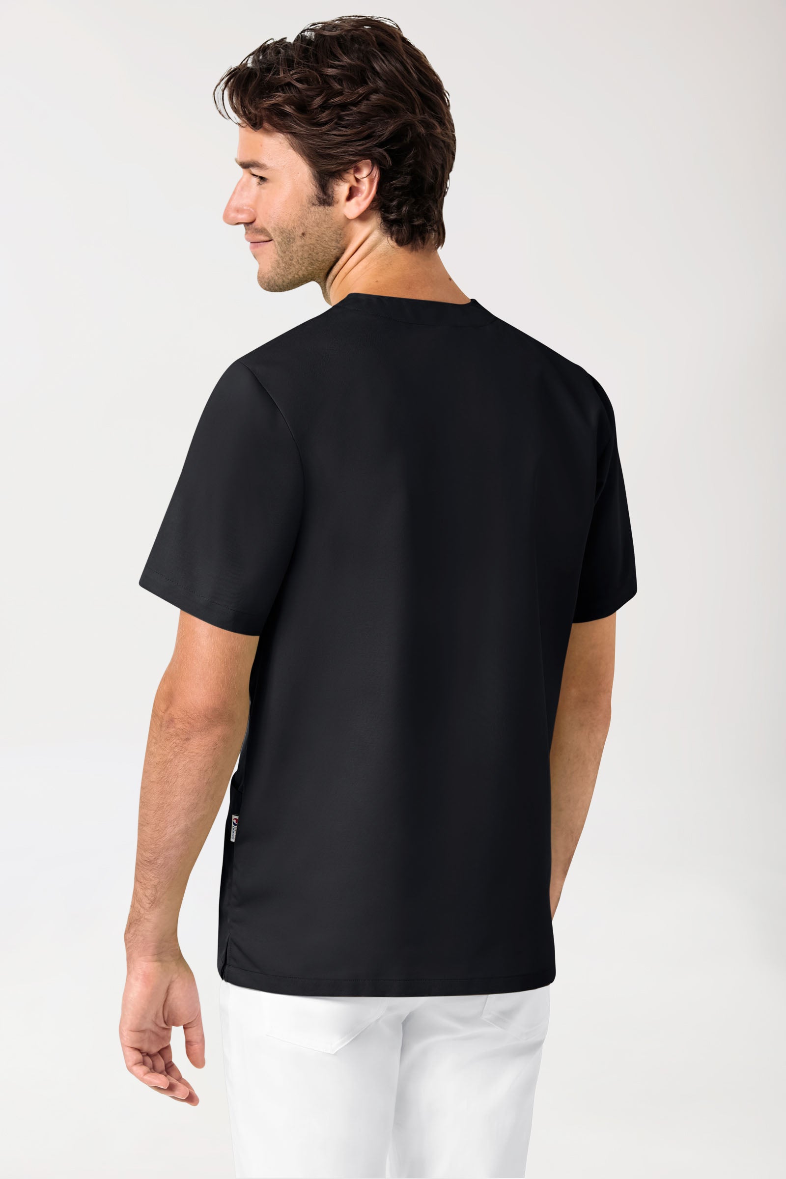 JUST STRONG Schlupfkasack Unisex - V-Ausschnitt schwarz