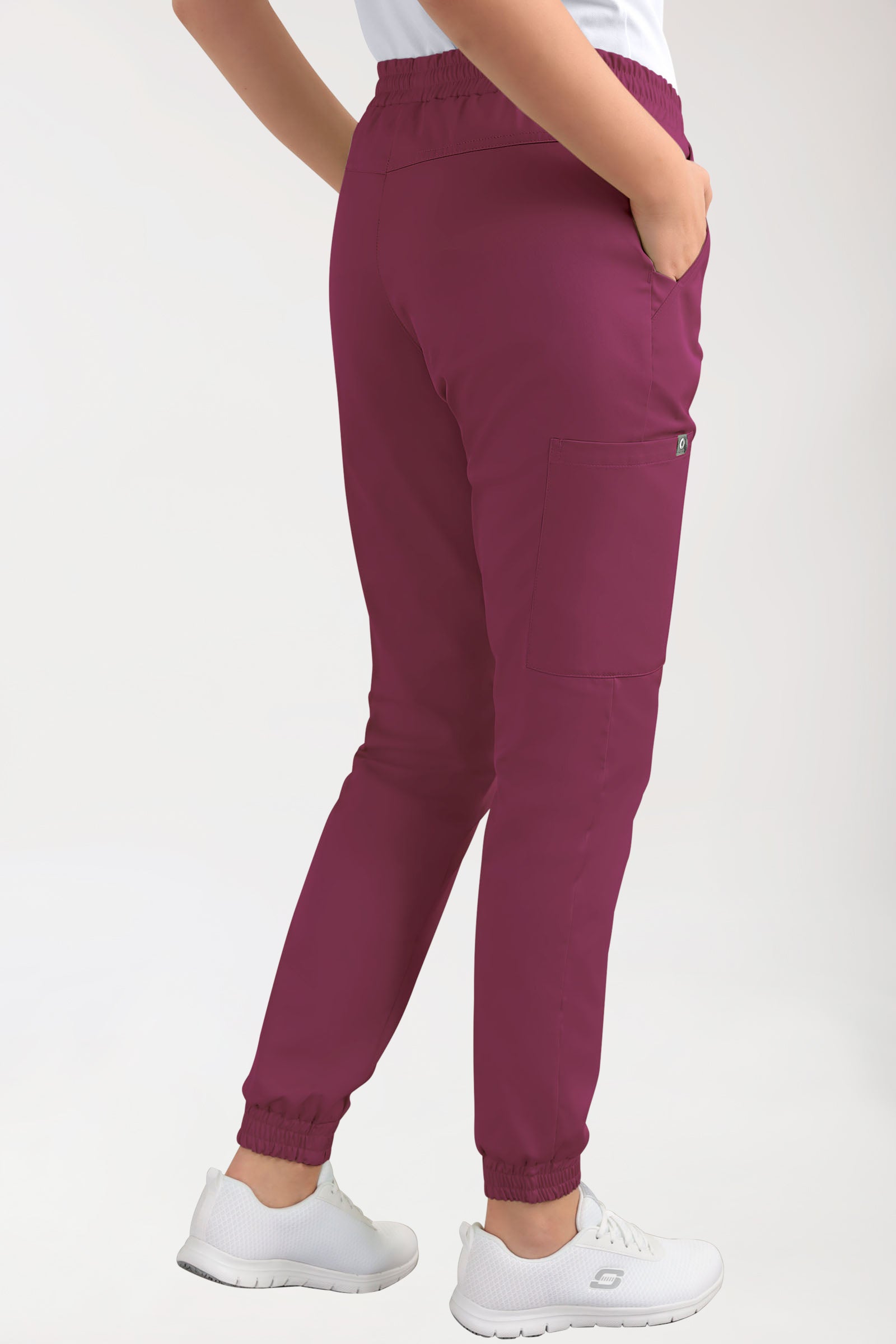CORE Cargohose Damen - Jogpants Style berry, Vue de dos 