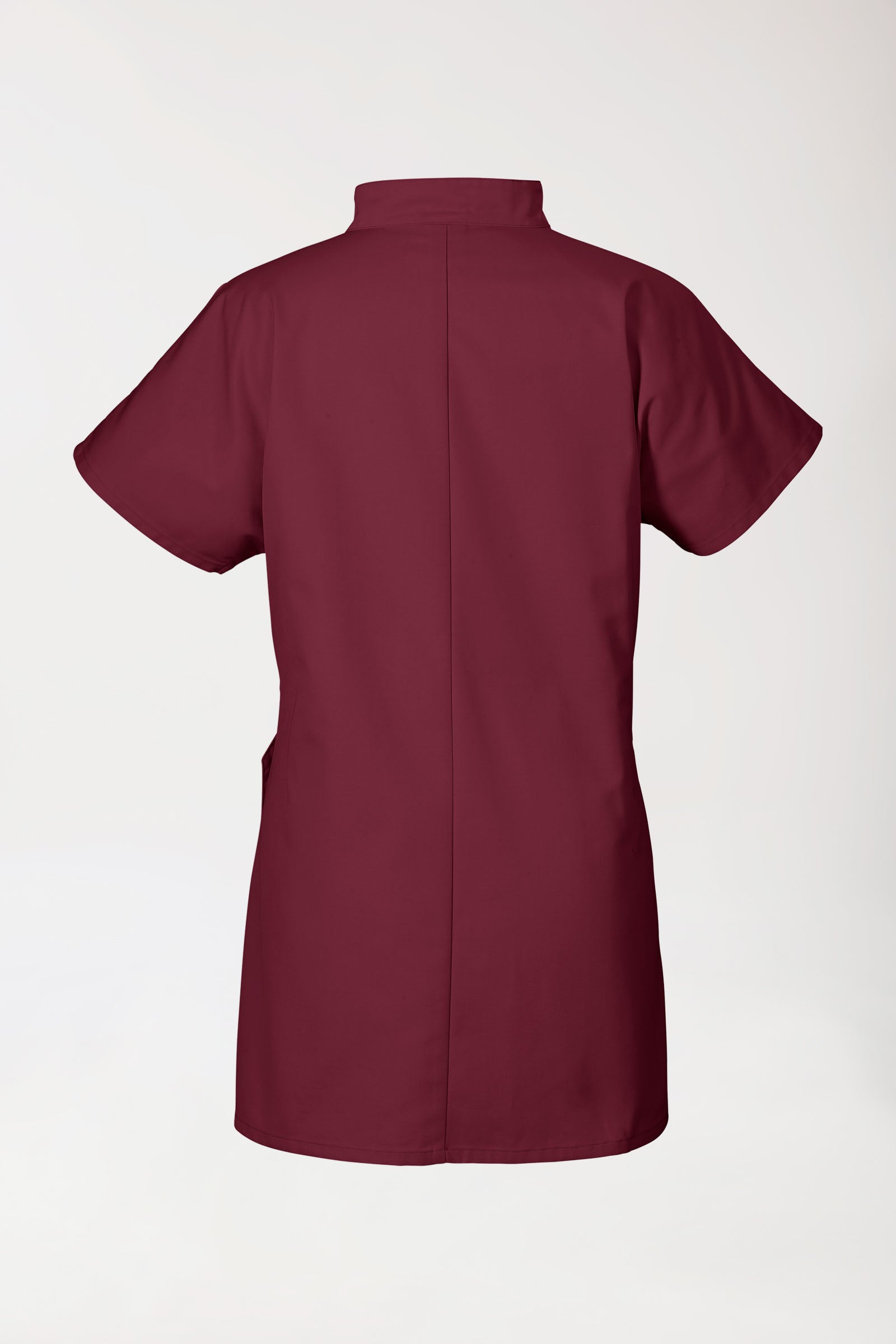 JUST STRONG Kasack Damen - Druckknopfleiste bordeaux