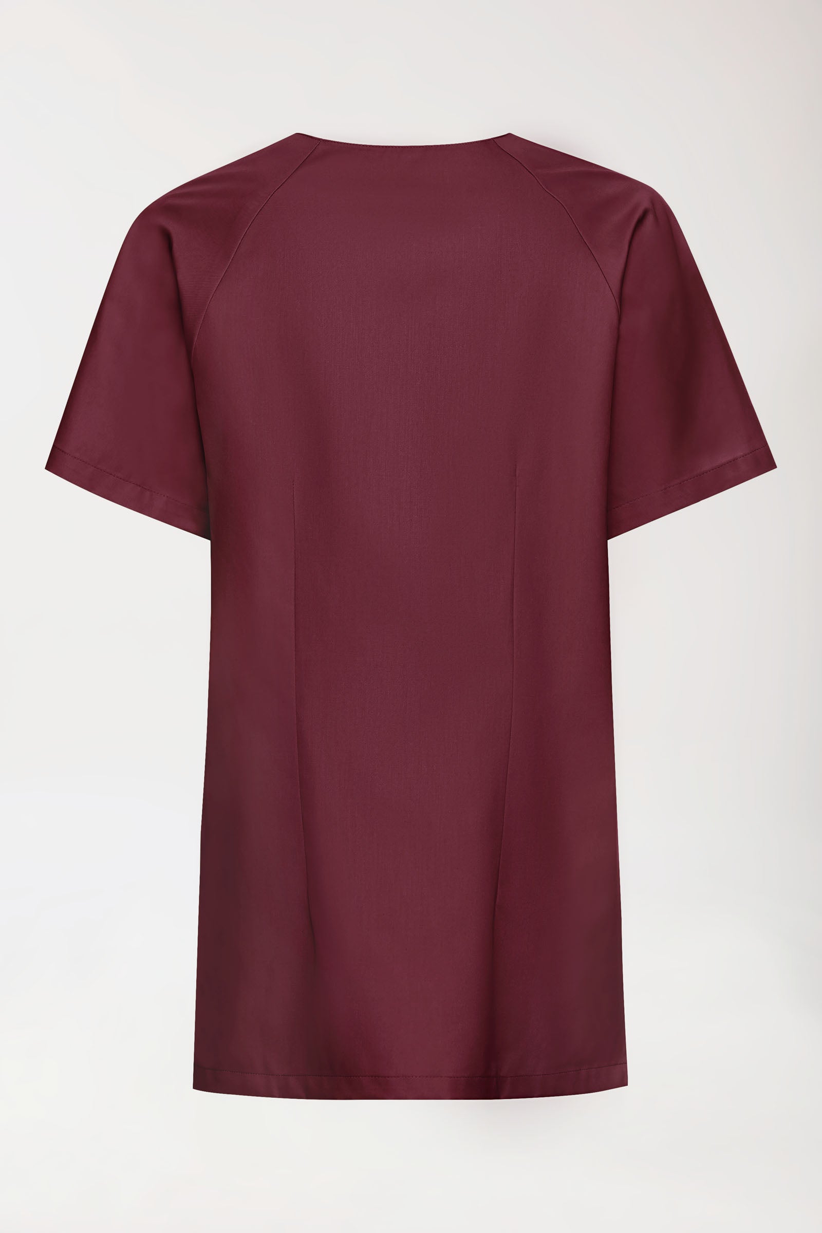 DER Kasack-Kasack Damen - durchgeknöpft bordeaux, Vue de dos 