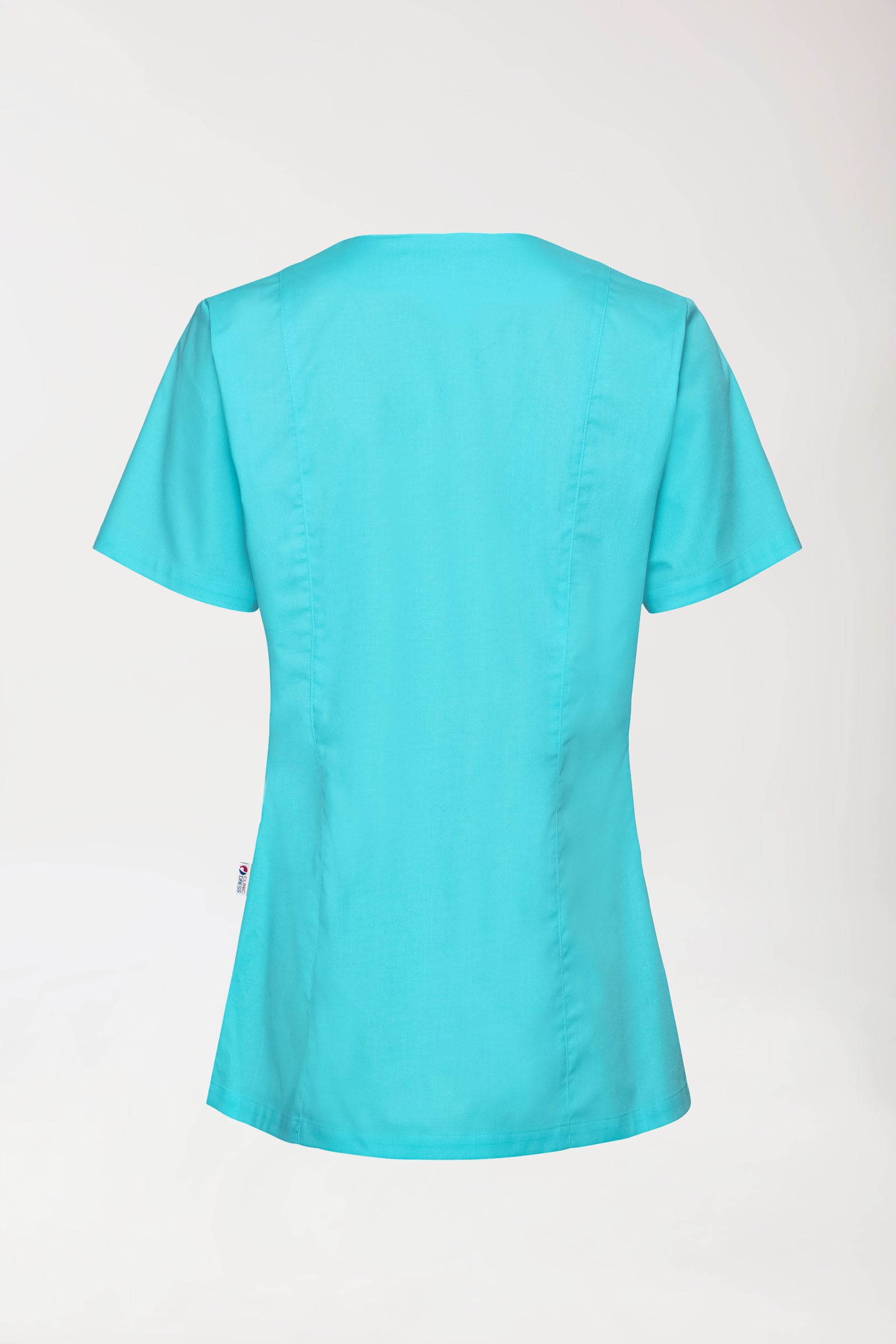 Stretch Kasack Damen - durchgeknöpft curaçao, Vue de dos 