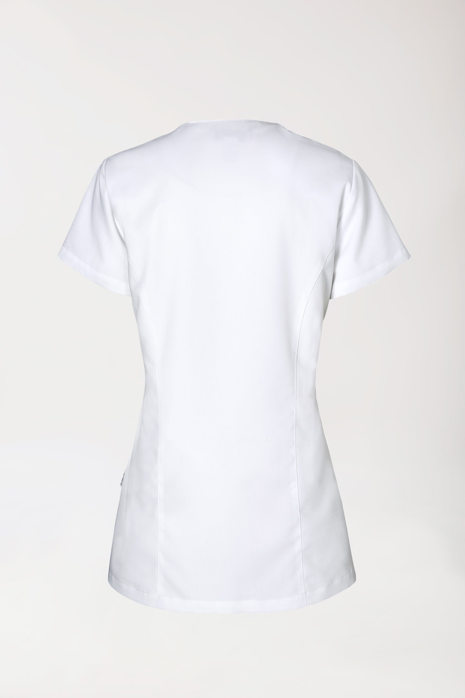 GREEN Kasack Damen - geknöpft weiss, Rückansicht 