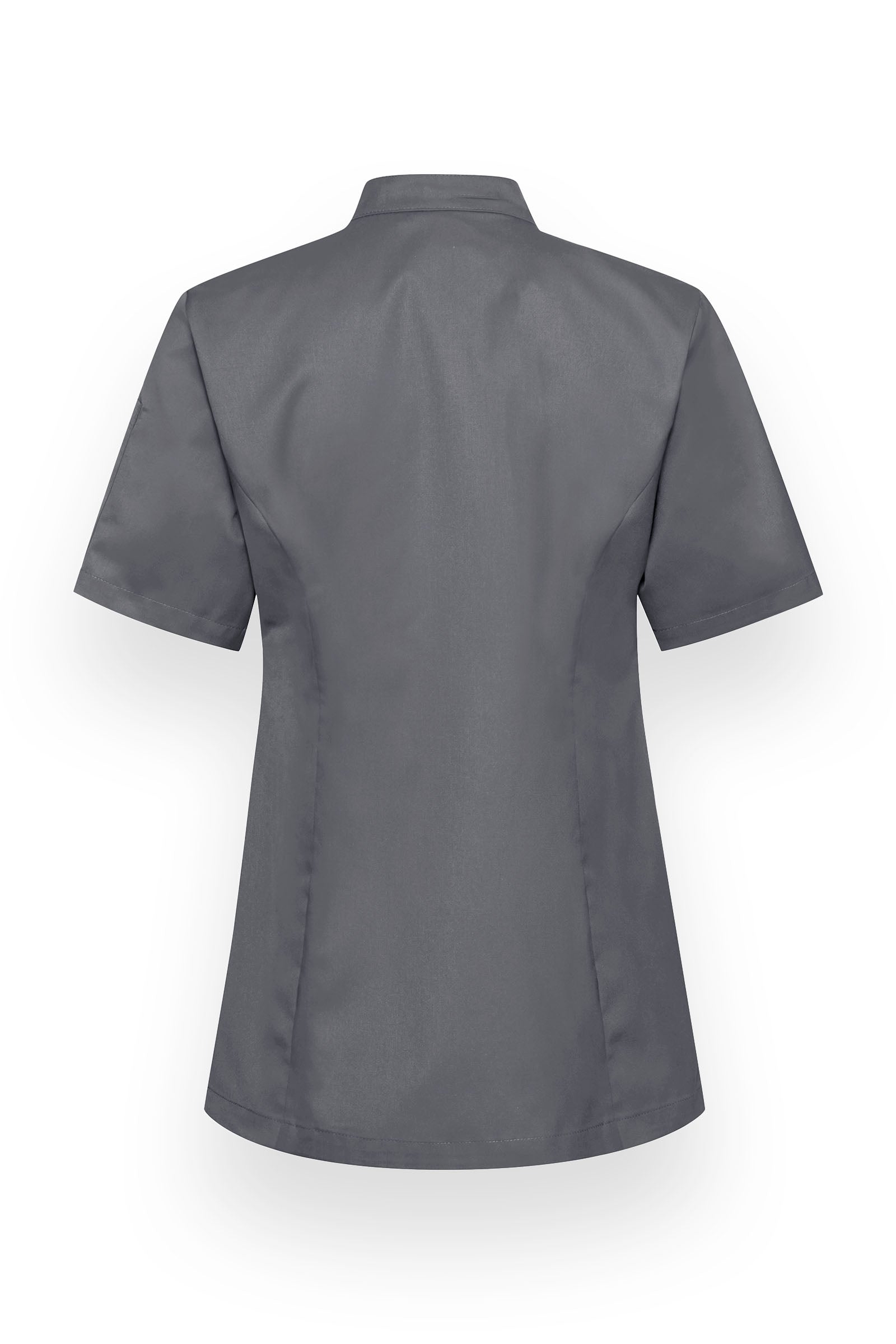 Gastro Kochjacke Damen - 1/2 Arm steingrau