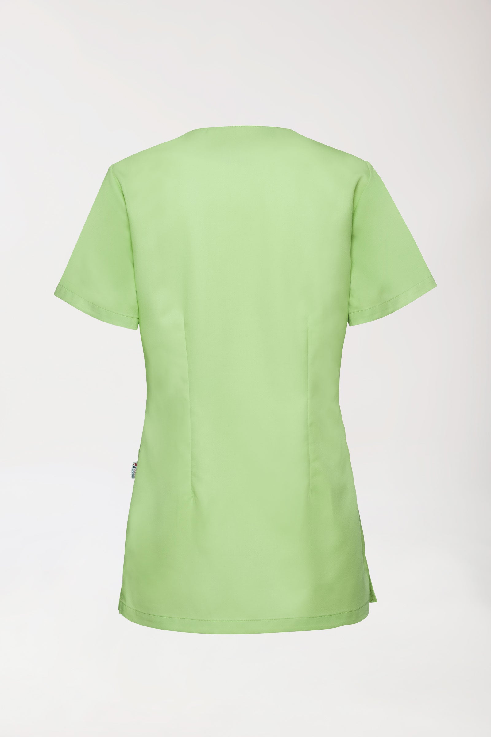 GREEN Schlupfkasack Damen - Druckknöpfe apfelgrün, Vue de dos 