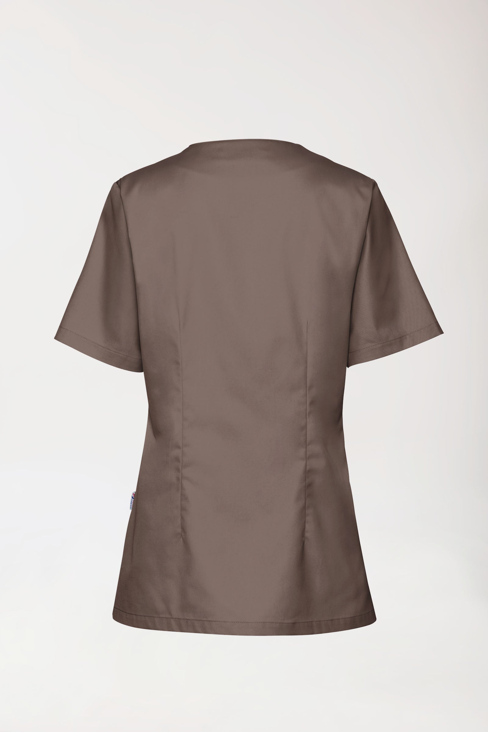 CORE Schlupfkasack Damen - Herzausschnitt deep taupe, Vue de dos 