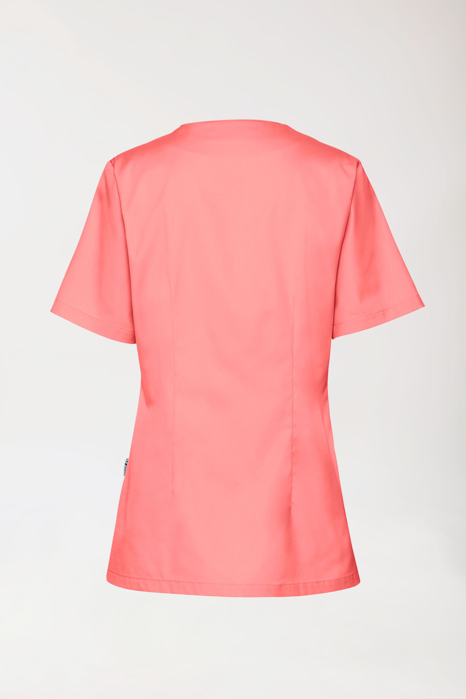 CORE Schlupfkasack Damen - Herzausschnitt pfirsichrosa, Rückansicht 