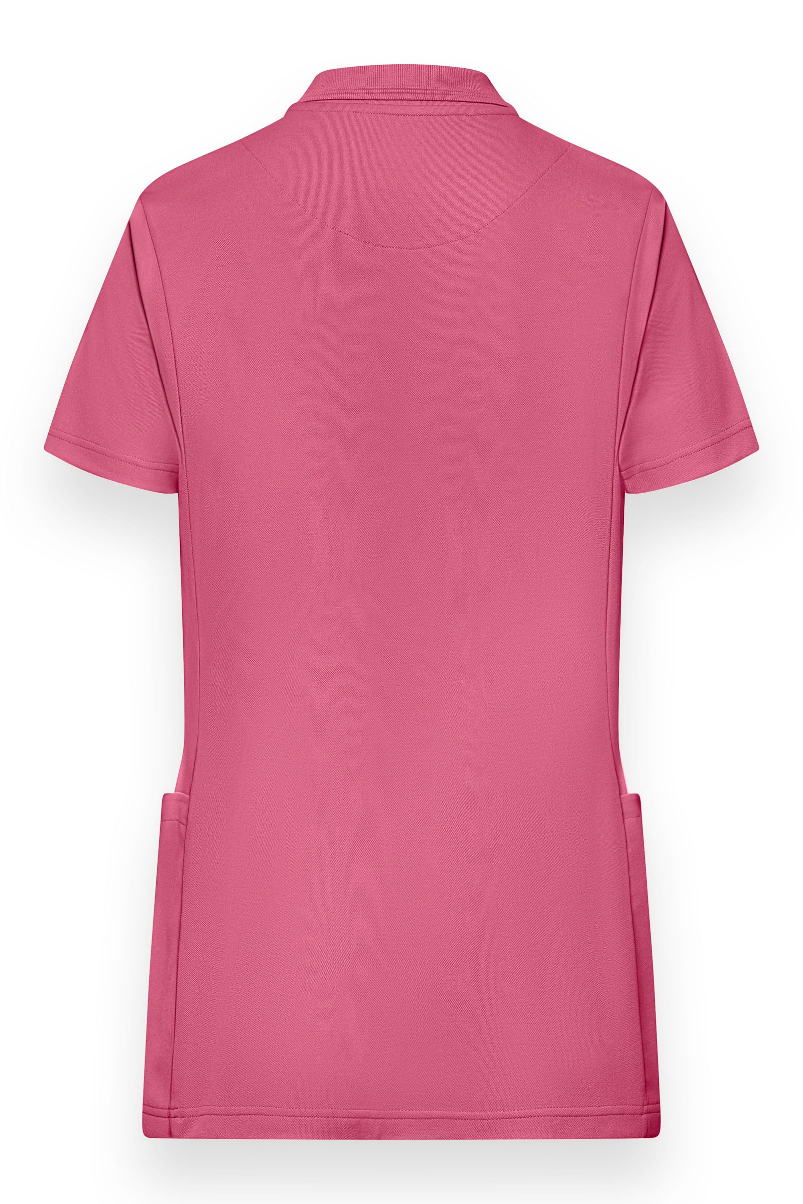 COMFY FLEX Stretch Schlupfkasack Damen - Polokragen rosenholz, Vue de dos 