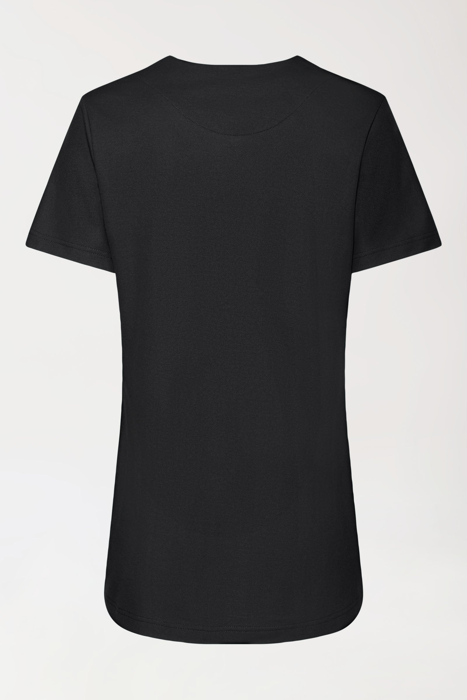 COMFY FLEX Stretch Schlupfkasack Damen - Herzausschnitt schwarz