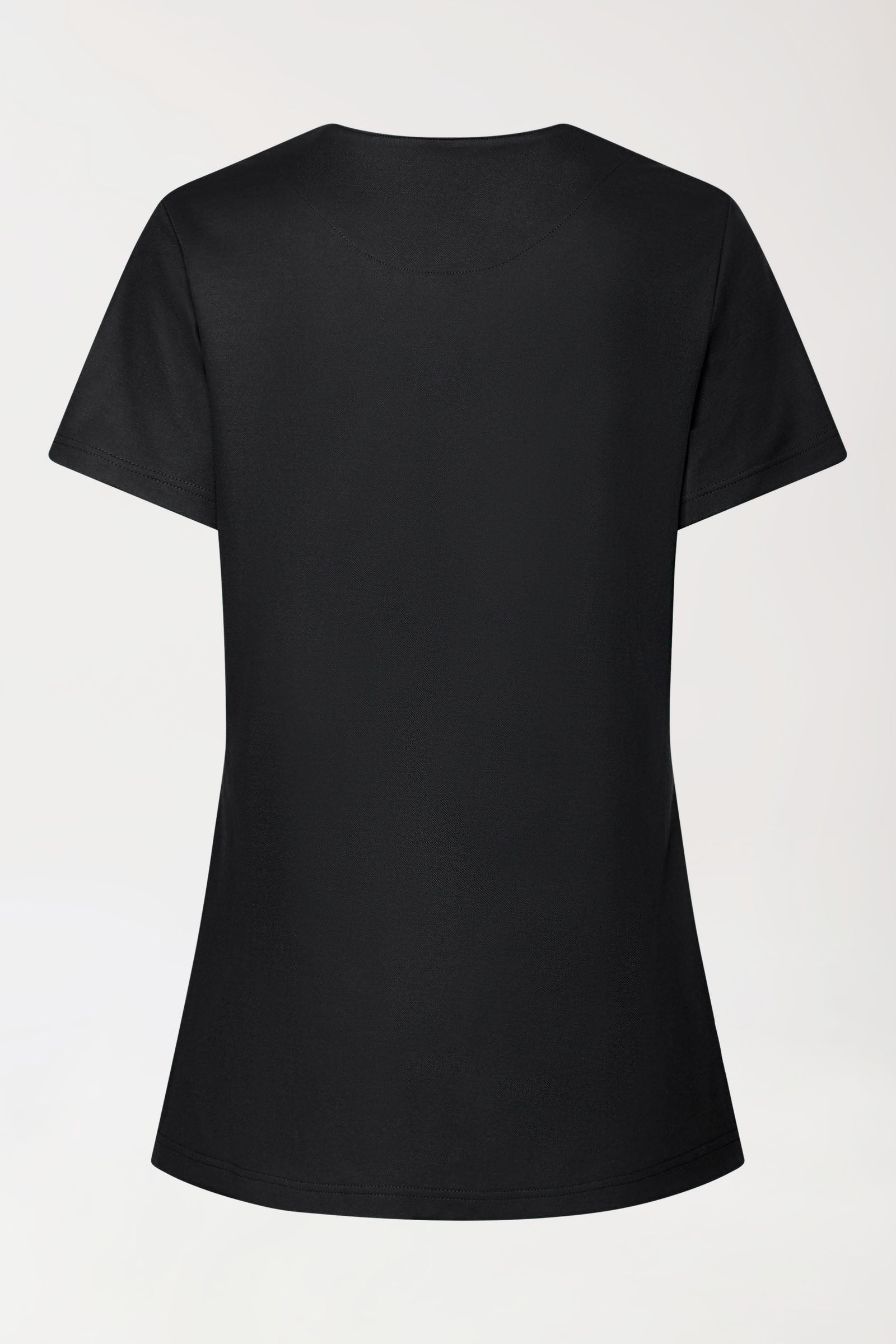 COMFY FLEX Stretch Schlupfkasack Damen - mit Druckknöpfen schwarz, Vue de dos 