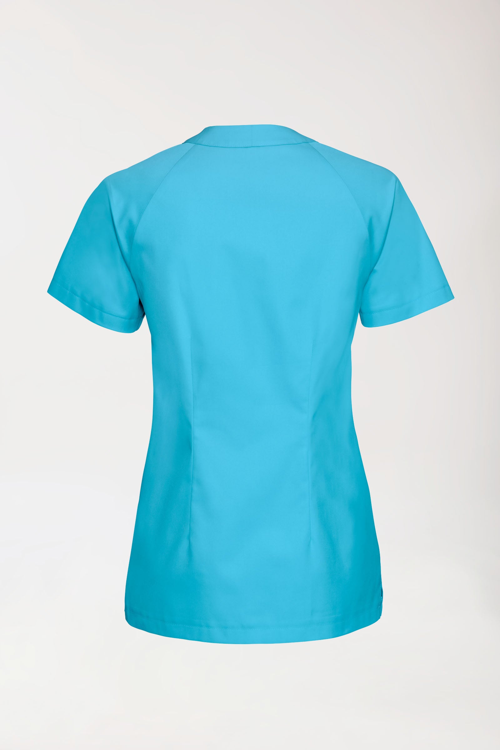 CORE Schlupfkasack Damen - V-Ausschnitt türkis, Rückansicht 