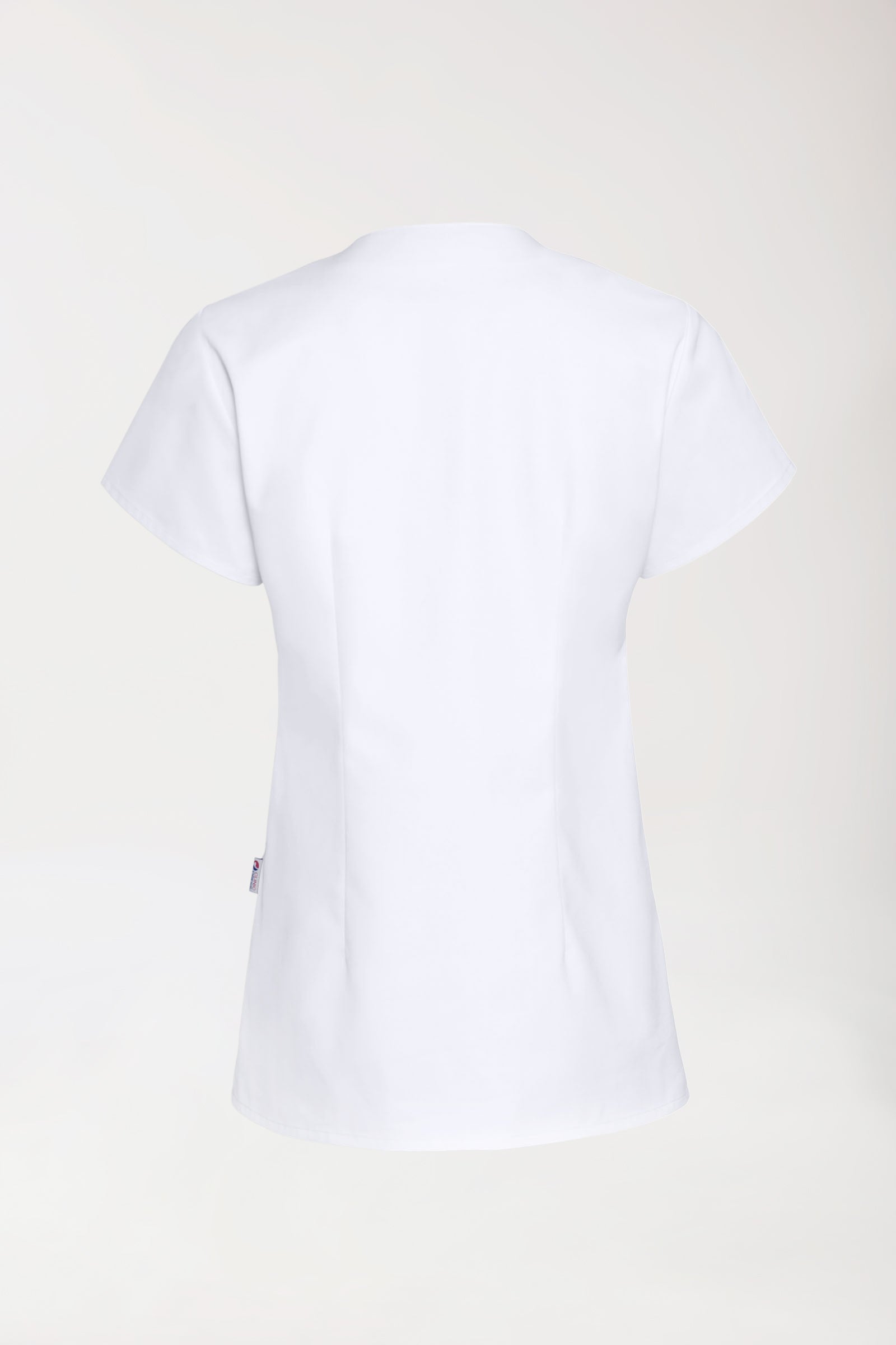 JUST STRONG Schlupfkasack Damen - eckiger Ausschnitt weiss, Vue de dos 