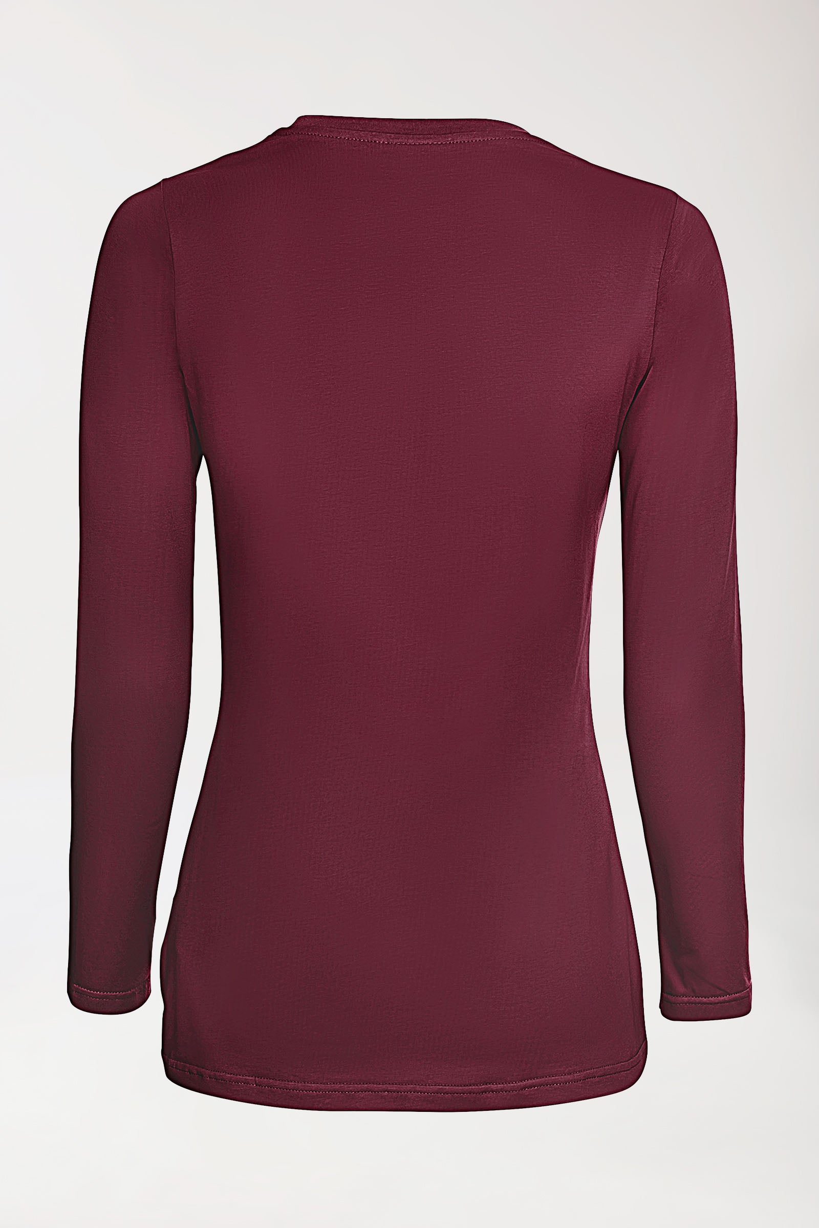 CORE Shirt Damen - 1/1 Arm bordeaux, Vue de dos 