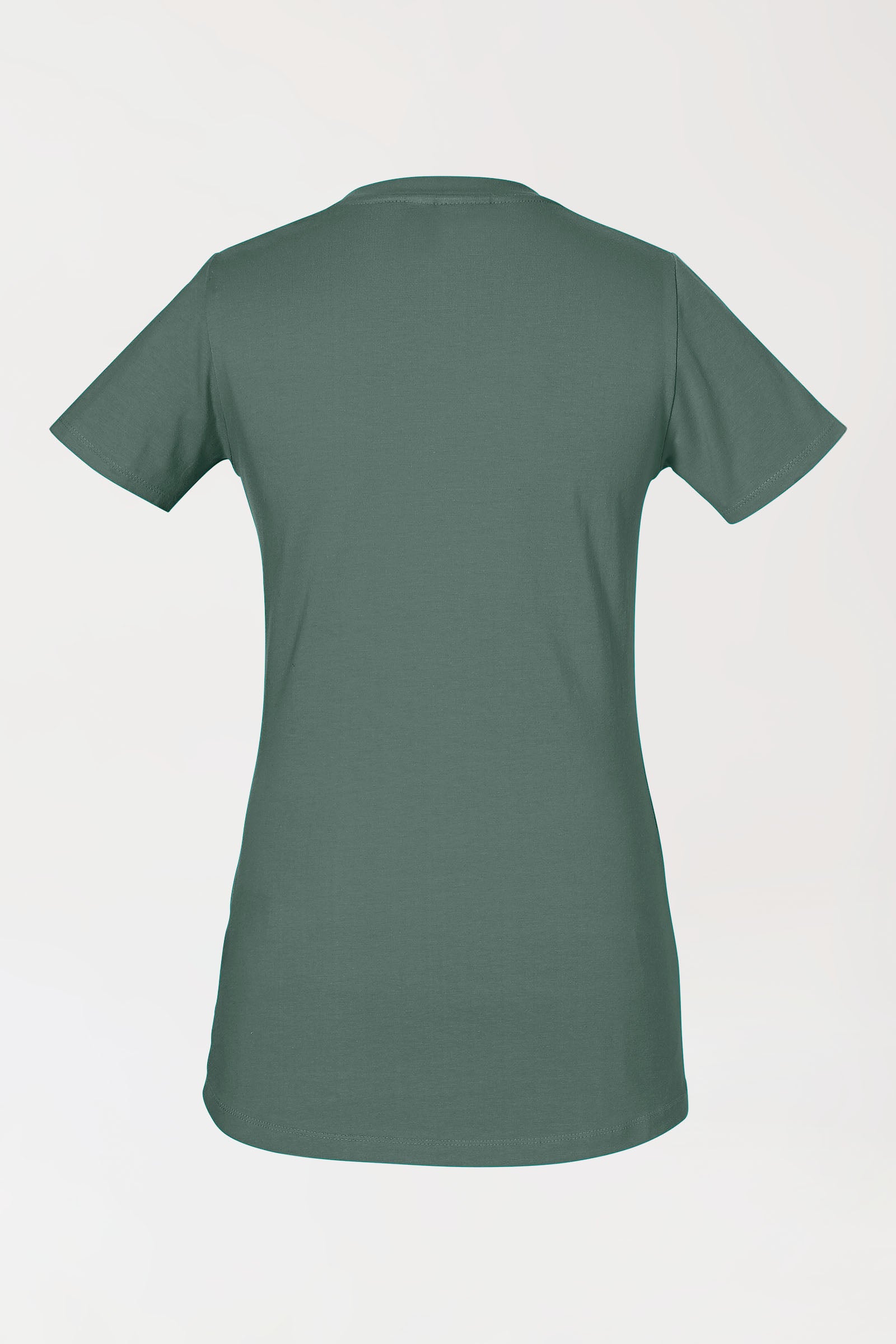CORE Shirt Damen - Rundhalsausschnitt dunkelgrün, Vue de dos 