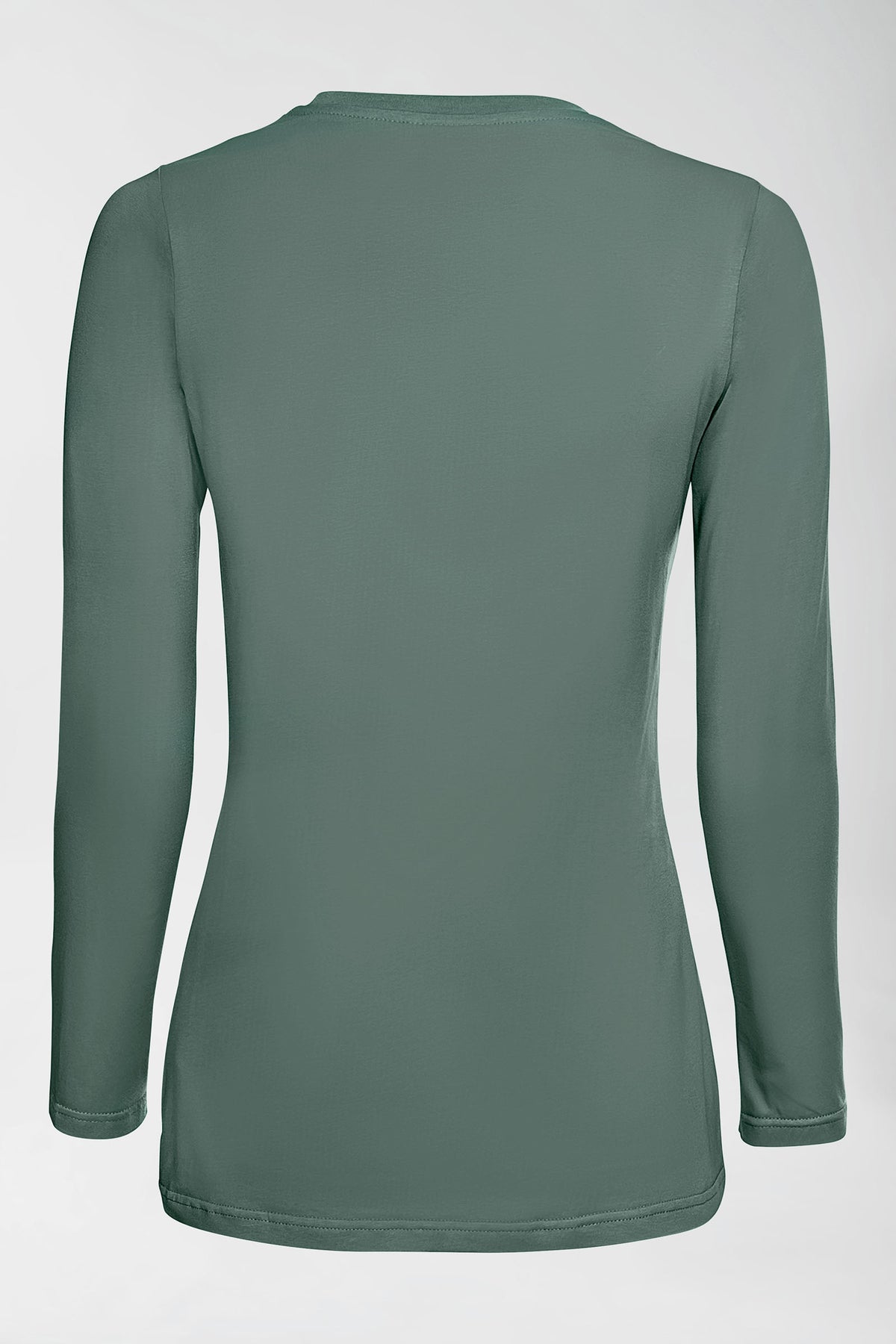 CORE Shirt Damen - 1/1 Arm dunkelgrün, Rückansicht 