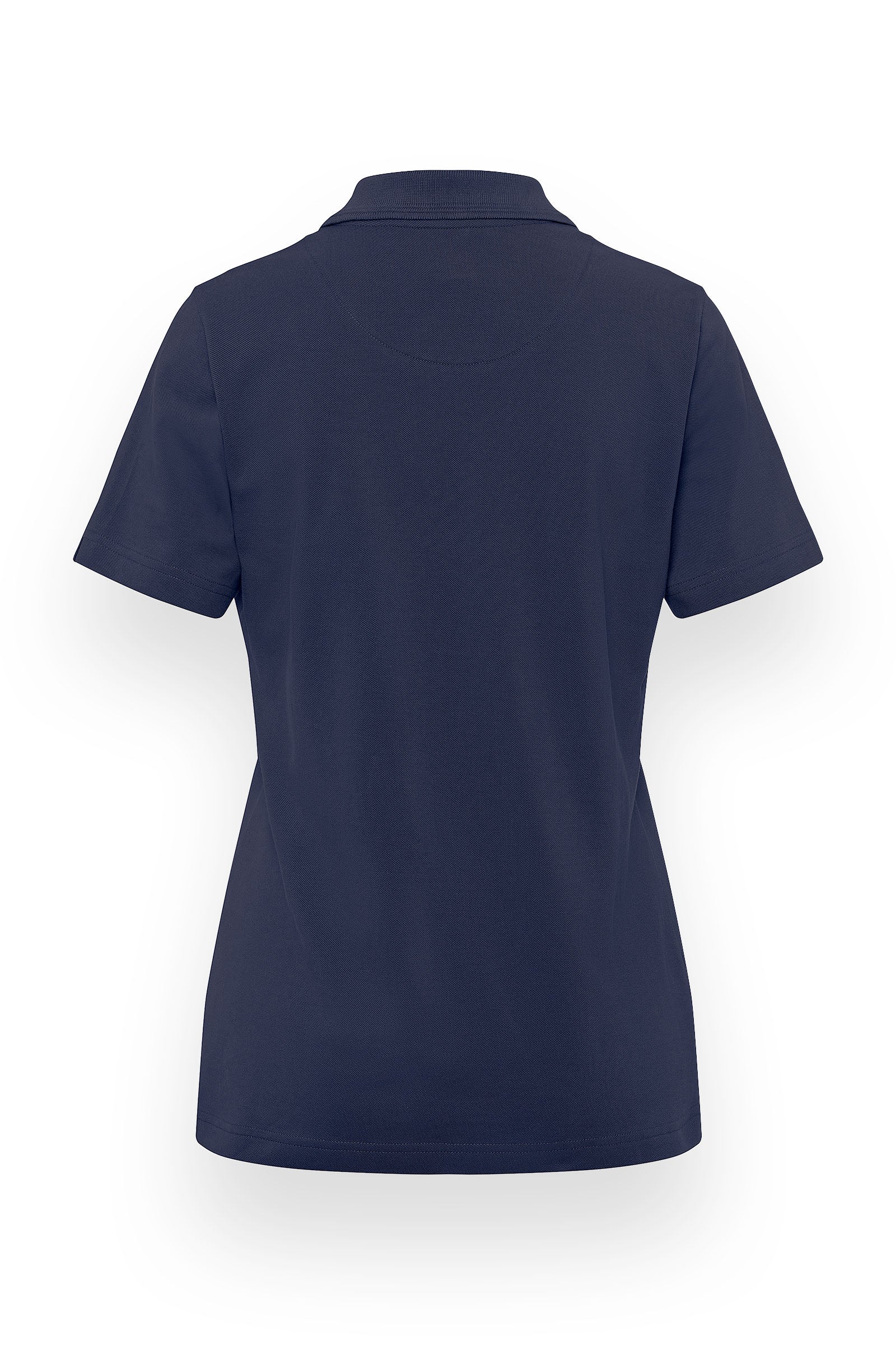 Stretch Shirt Damen - Polokragen navy