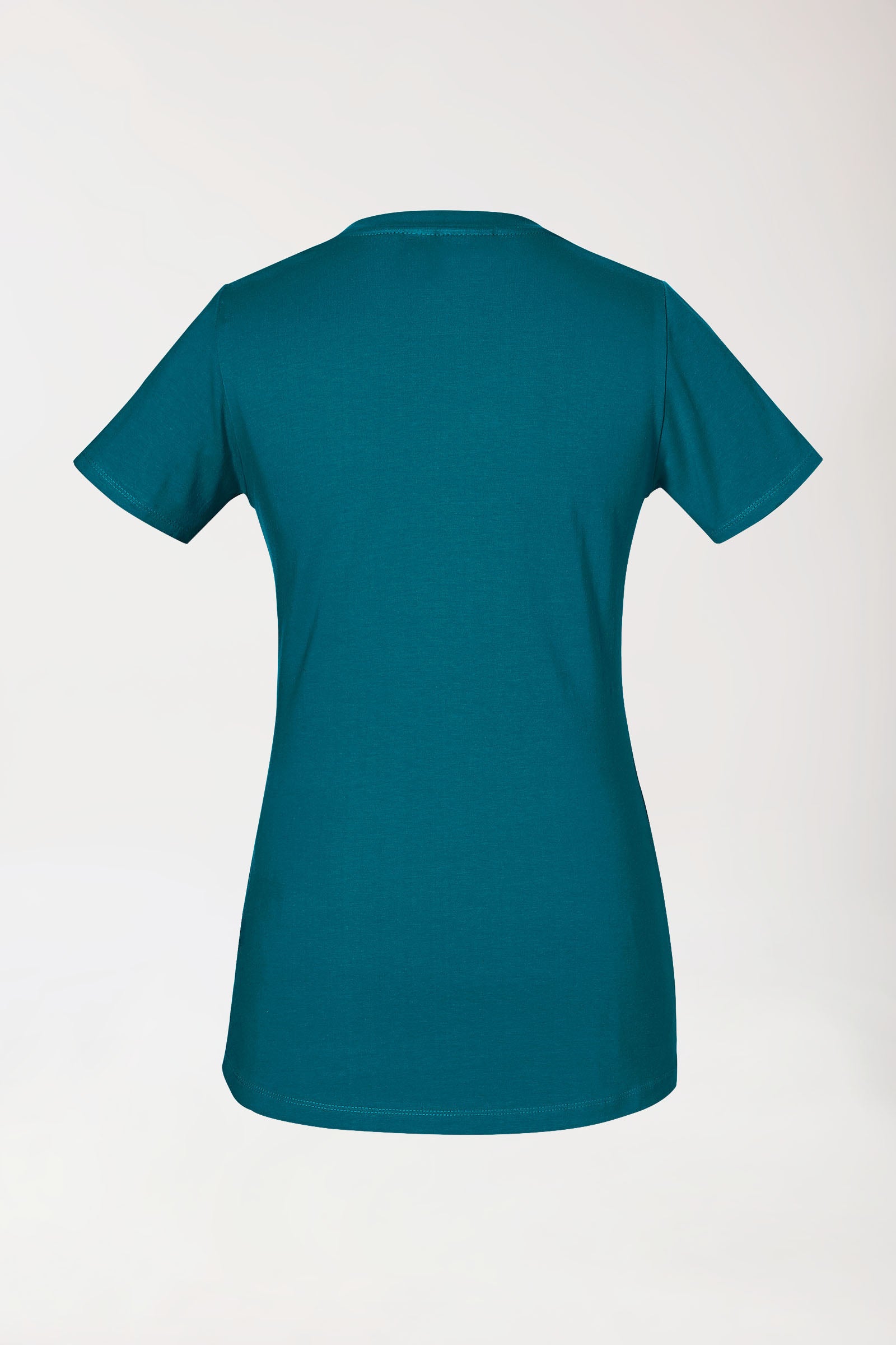 CORE Shirt Damen - Rundhals petrol, Vue de dos 