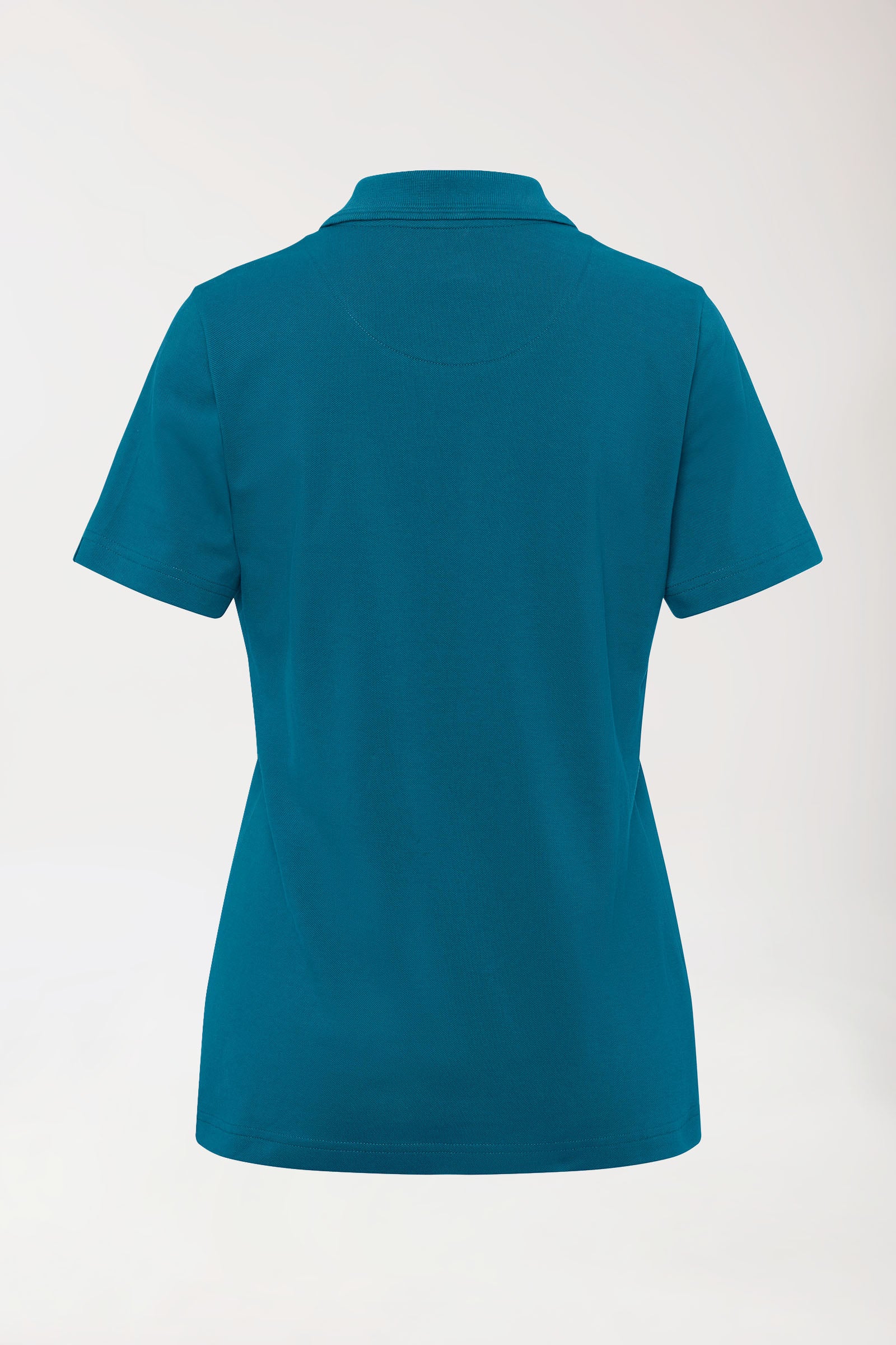 COMFY FLEX Stretch Shirt Damen - Polokragen petrol, Vue de dos 