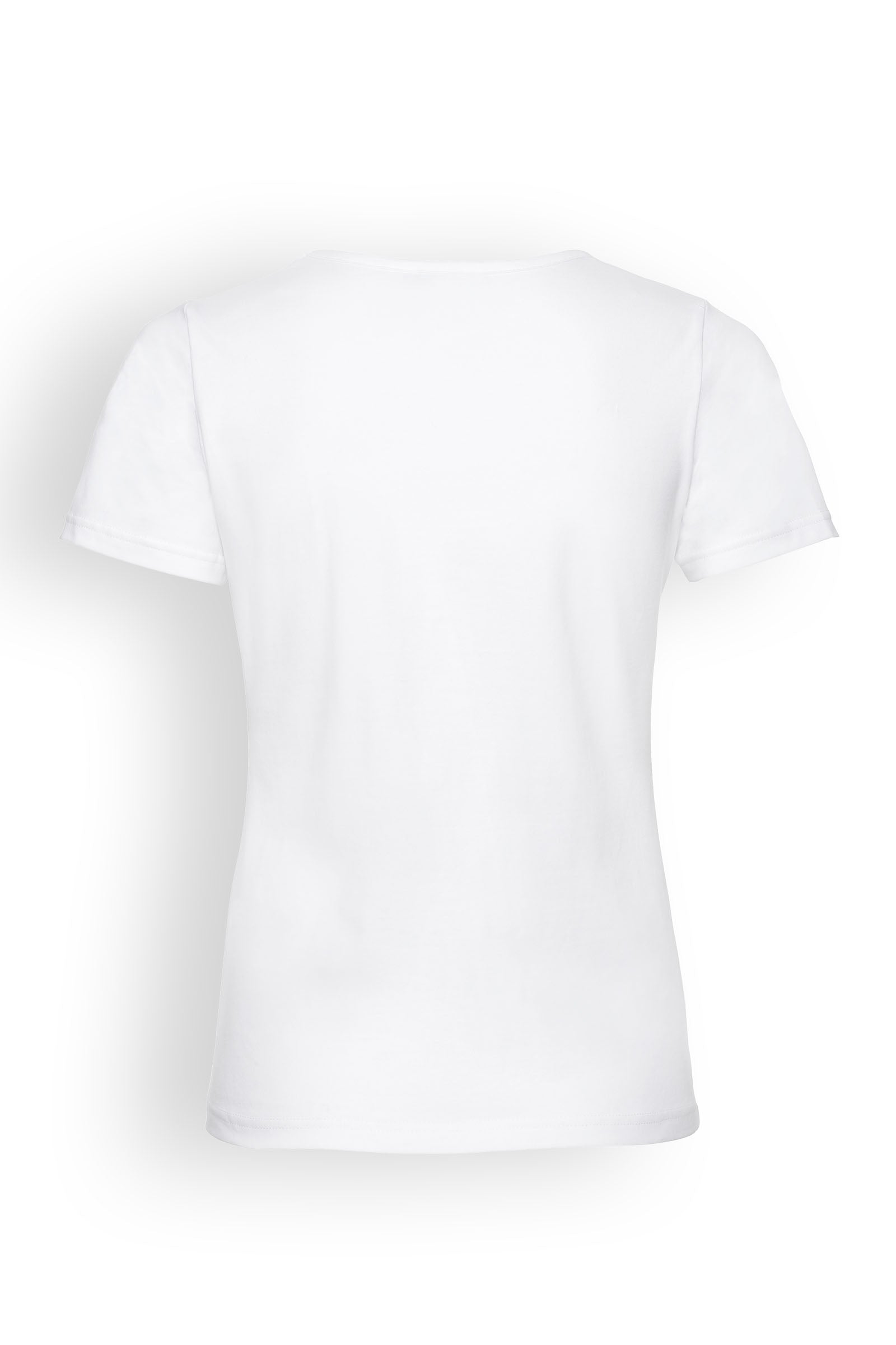 Baumwoll Shirts Damen Doppelpack - 1/2 Arm weiss, Rückansicht 