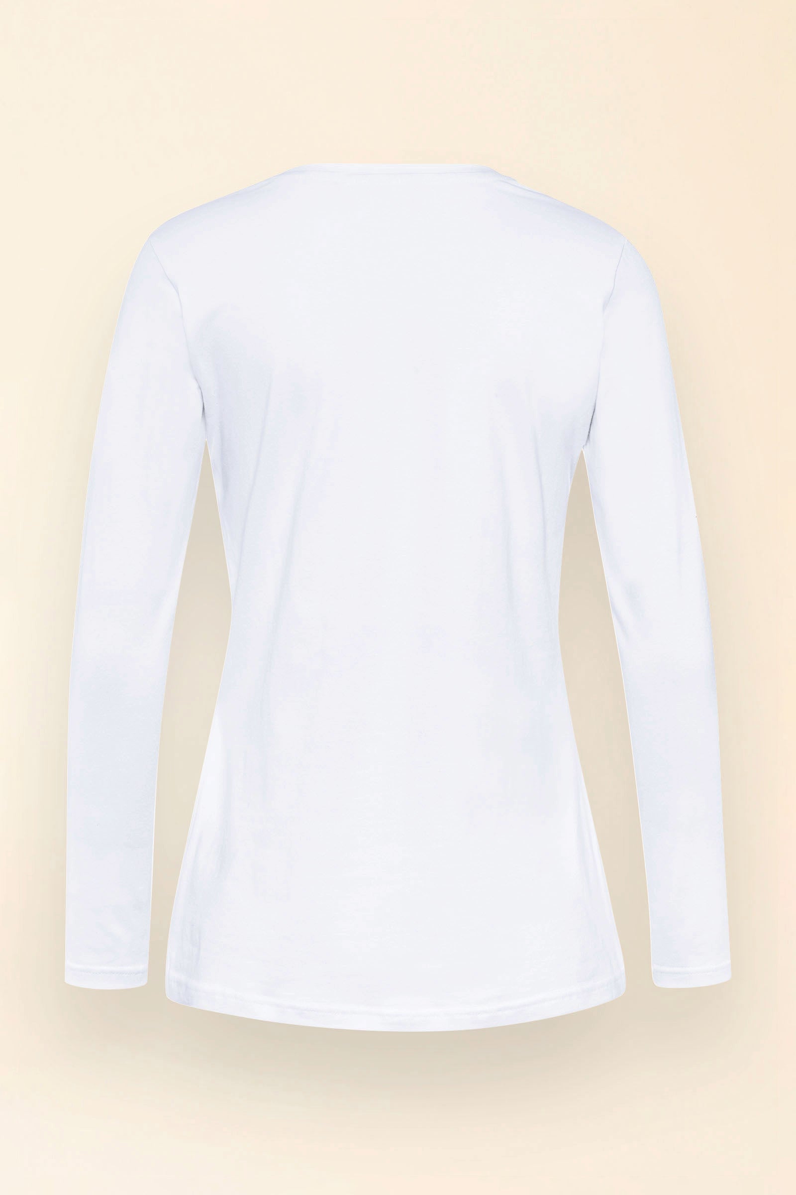 KAERE Shirt Damen - Longsleeve weiss, Vue de dos 