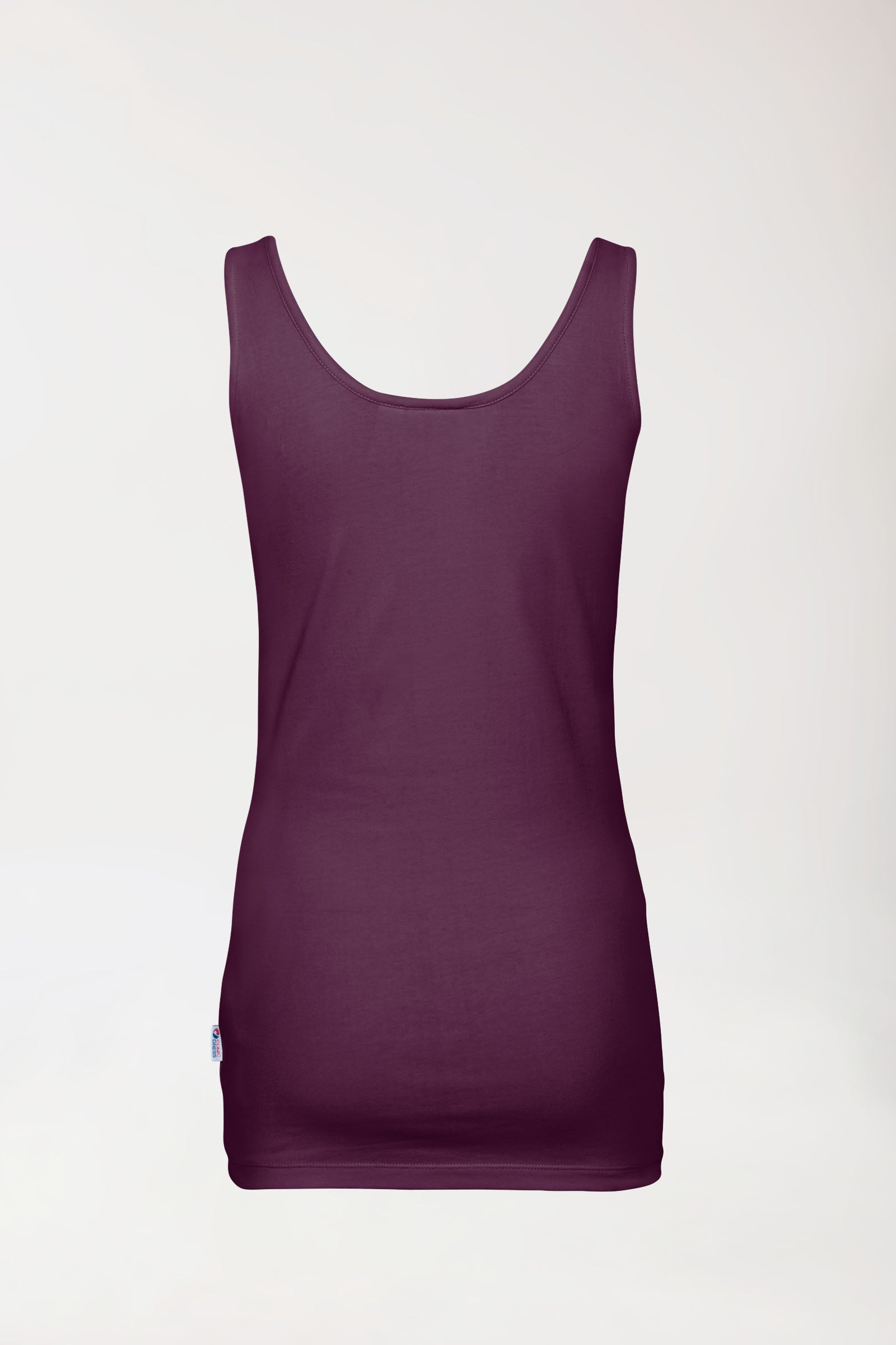 CORE Top Damen - Rundhals pflaume, Vue de dos 