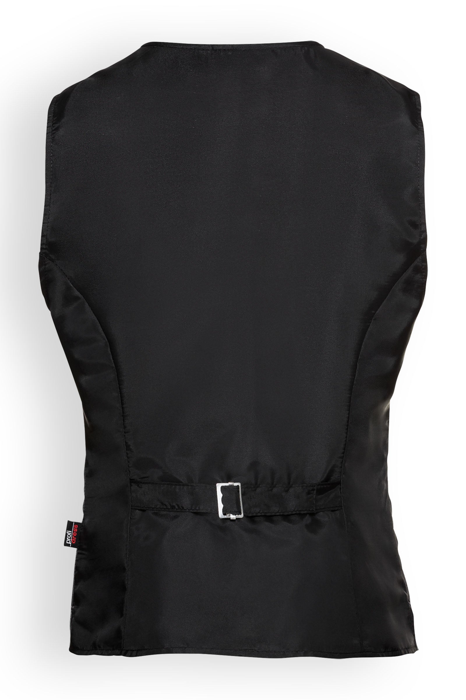 Weste für Damen Jeansschwarz Schwarz, Vue de dos 