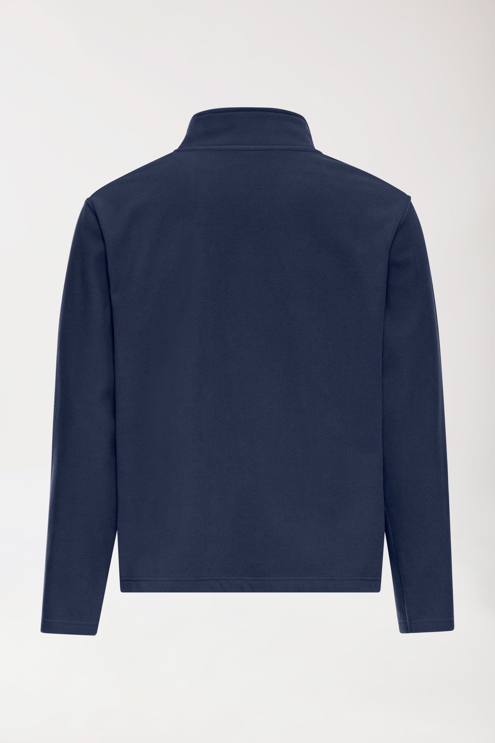 Fleecejacke Herren - Stehkragen nachtblau, Vue de dos 