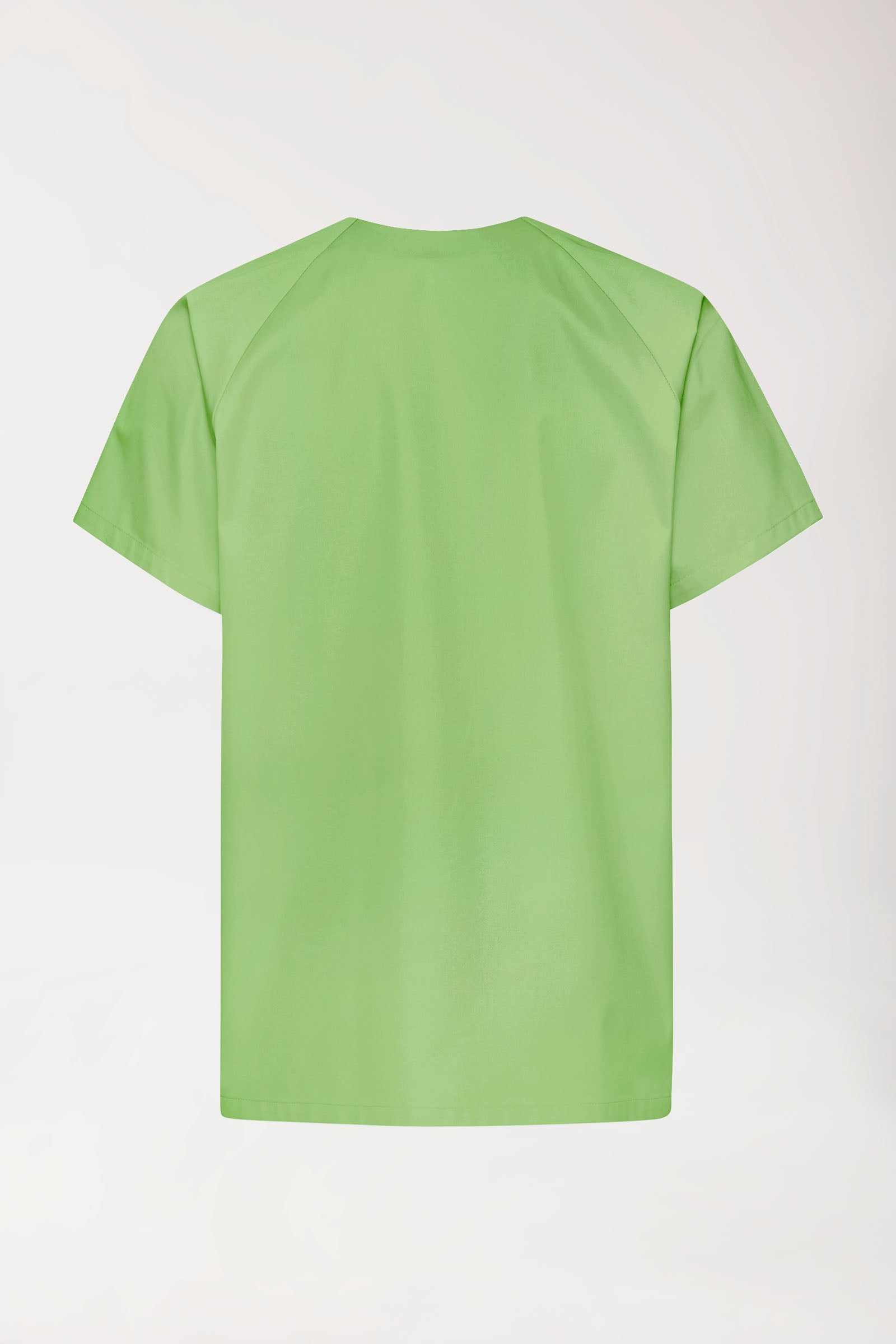 CORE Kasack Herren - durchgeknöpft apfelgrün, Rückansicht 