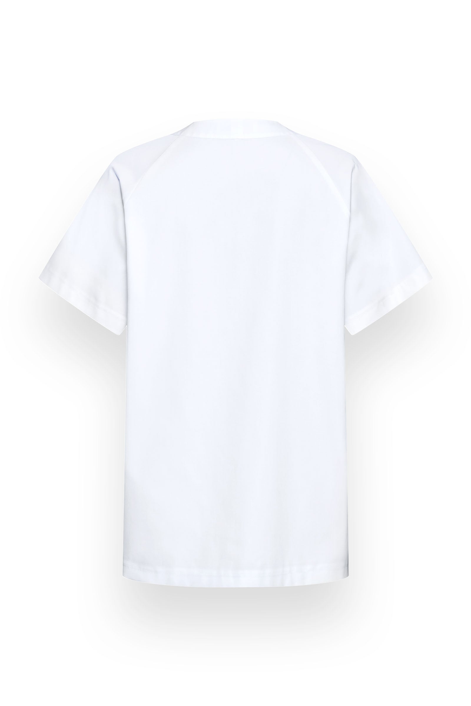 DER Kasack-Kasack V-Ausschnitt Unisex weiss, Rückansicht 
