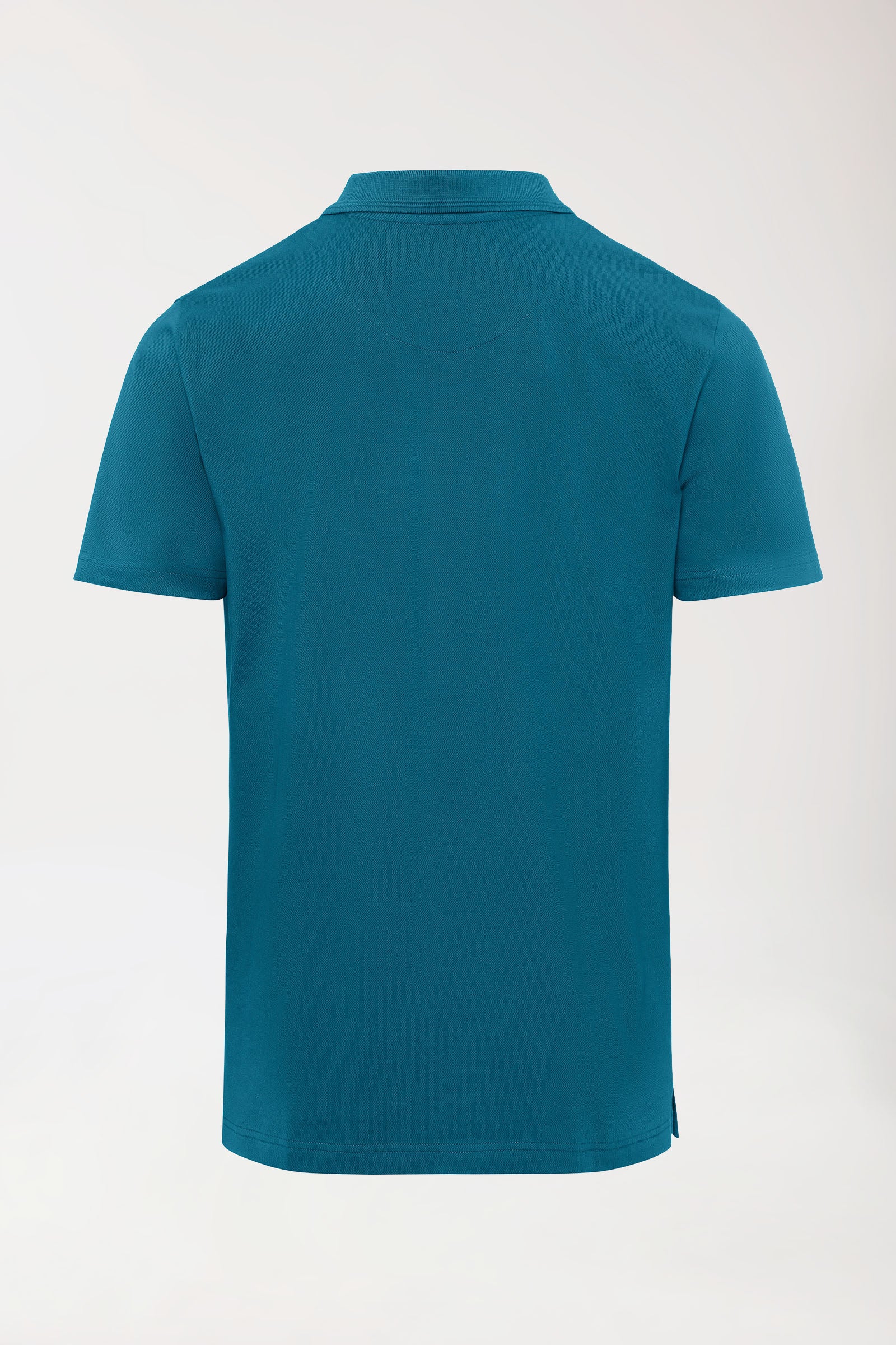 COMFY FLEX Stretch Shirt Herren - Polokragen petrol, Vue de dos 