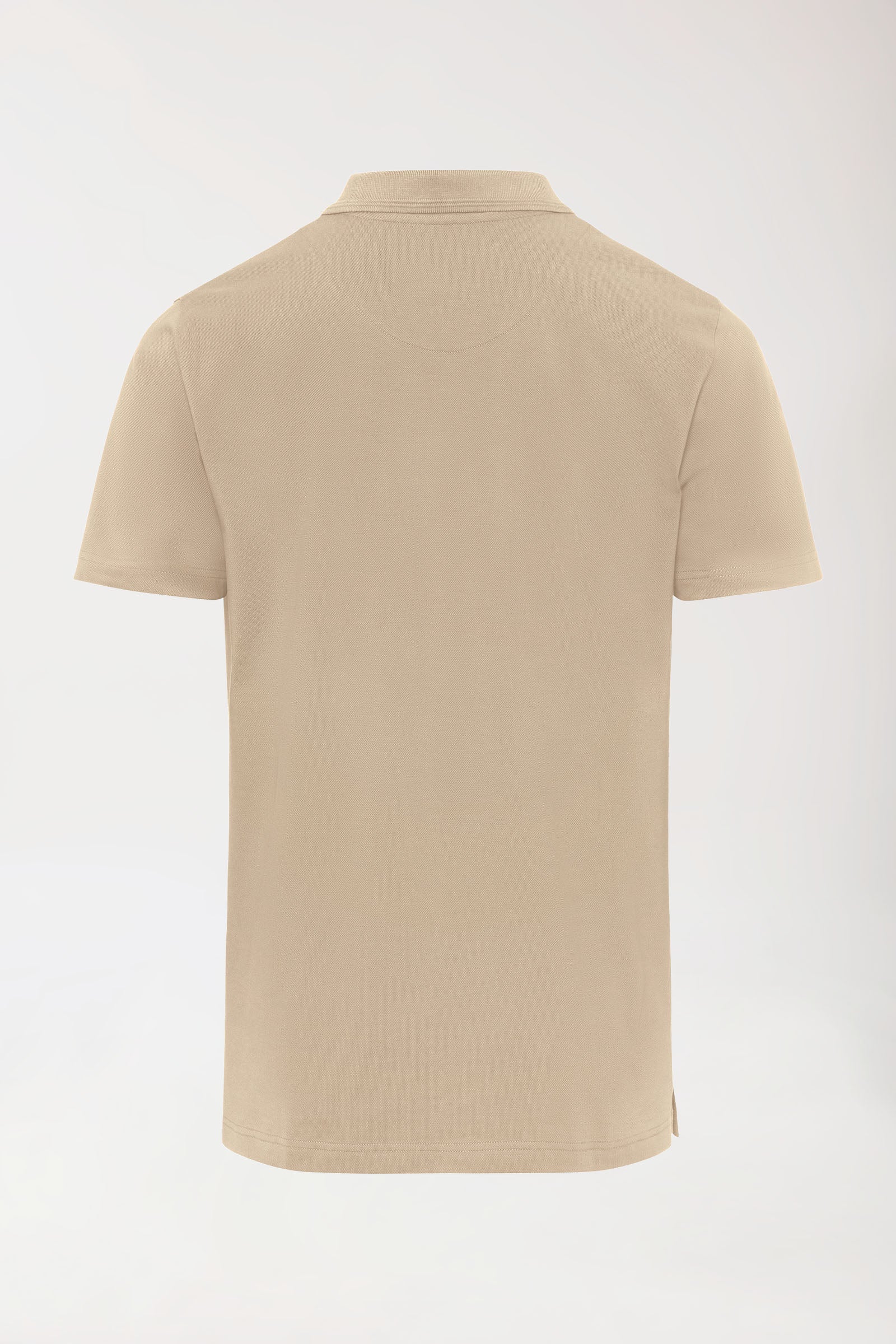 COMFY FLEX Stretch Shirt Herren - Polokragen sand, Vue de dos 