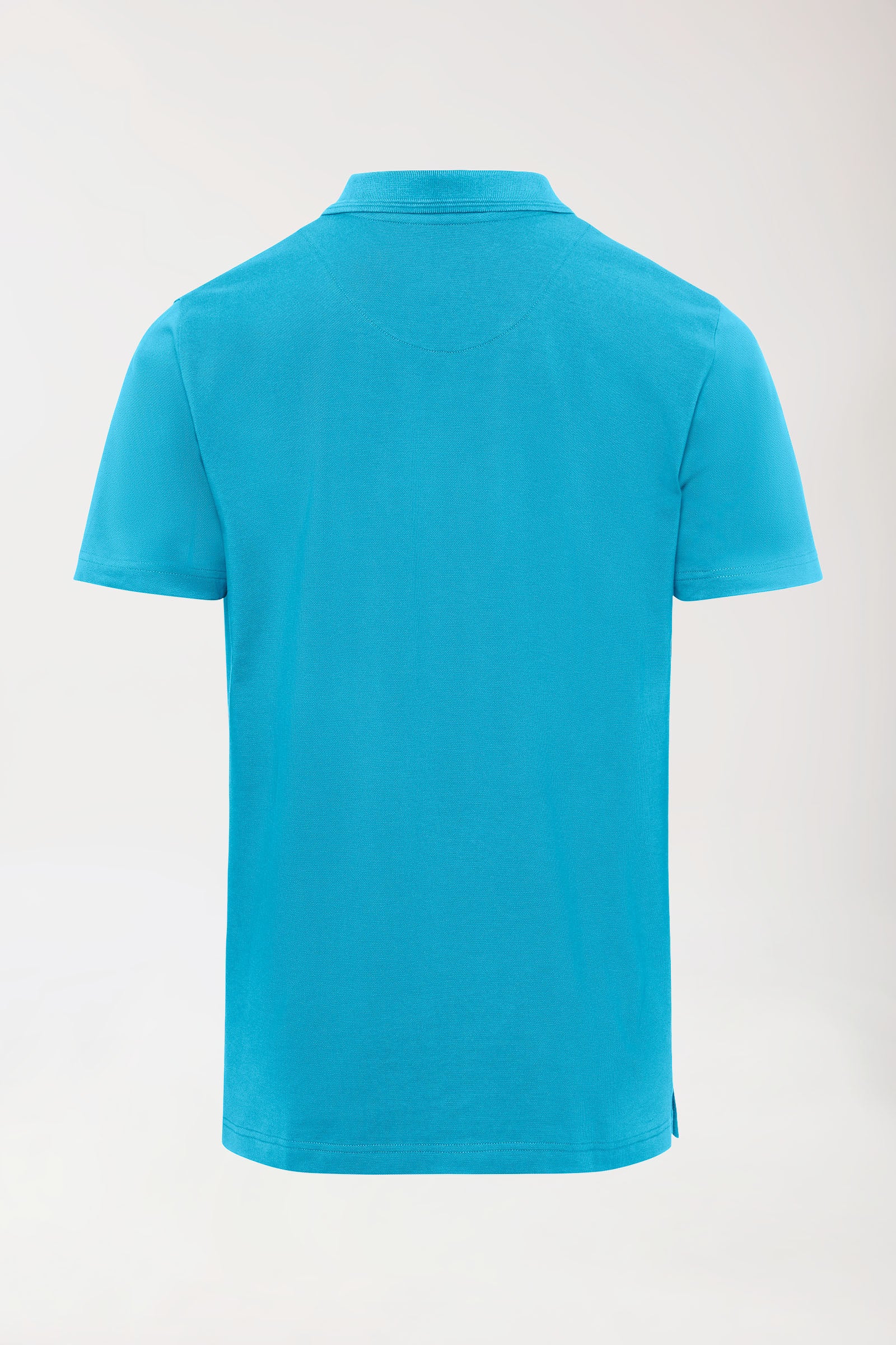 COMFY FLEX Stretch Shirt Herren - Polokragen türkis, Vue de dos 