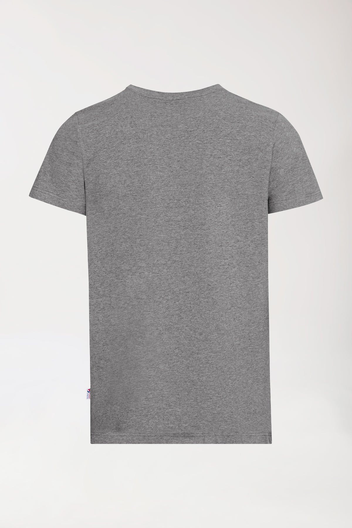 CORE Shirt Herren - Rundhals dunkelgrau melange, Rückansicht 