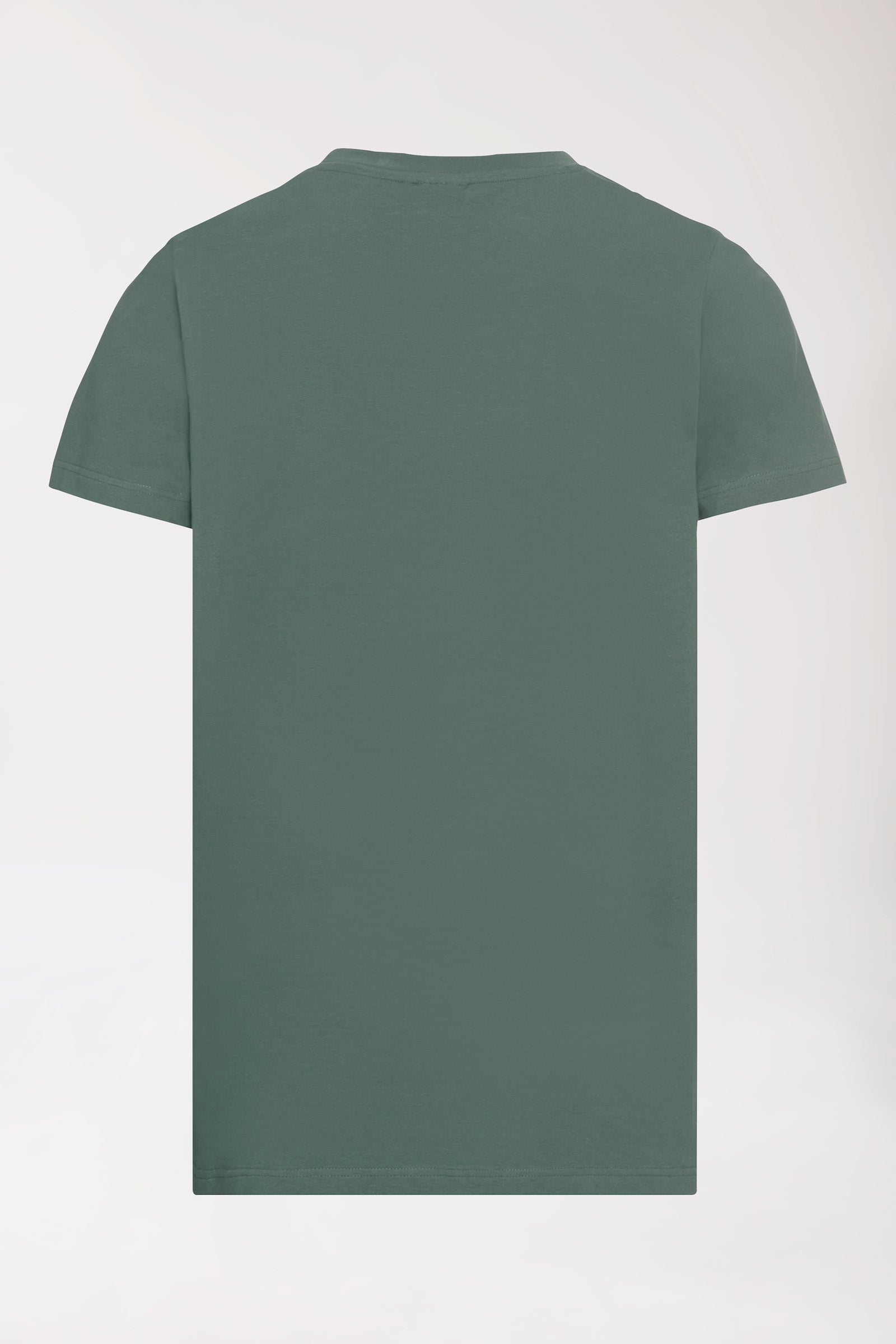 CORE Shirt Herren - Rundhalsausschnitt dunkelgrün, Rückansicht 