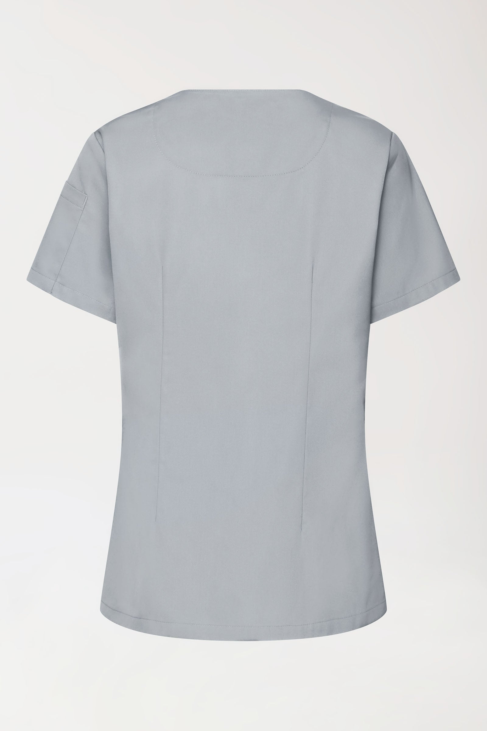 GREEN Stretch Schlupfkasack Damen - V-Ausschnitt perlgrau, Vue de dos 