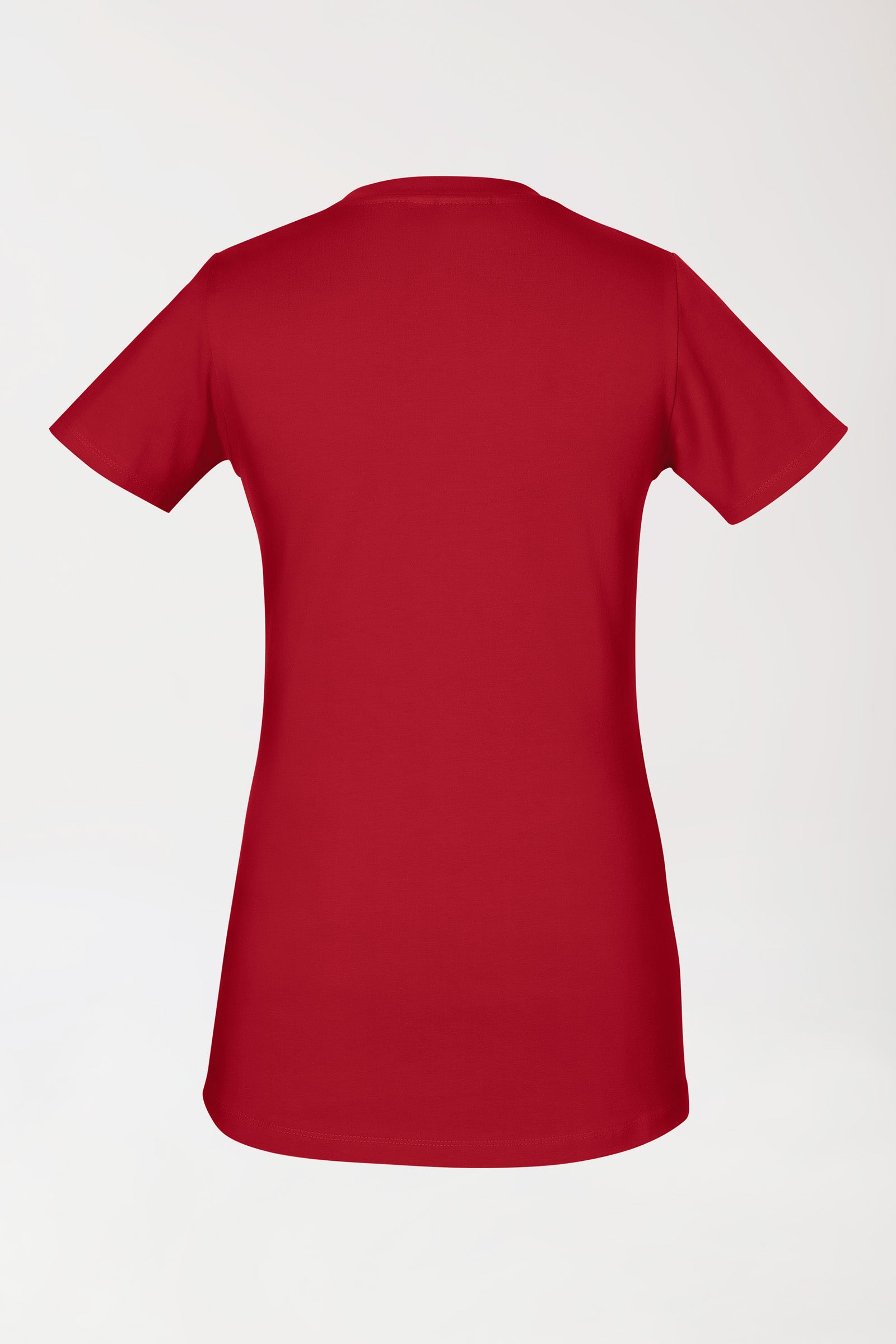 CORE Shirt Damen - Rundhalsausschnitt rot, Vue de dos 