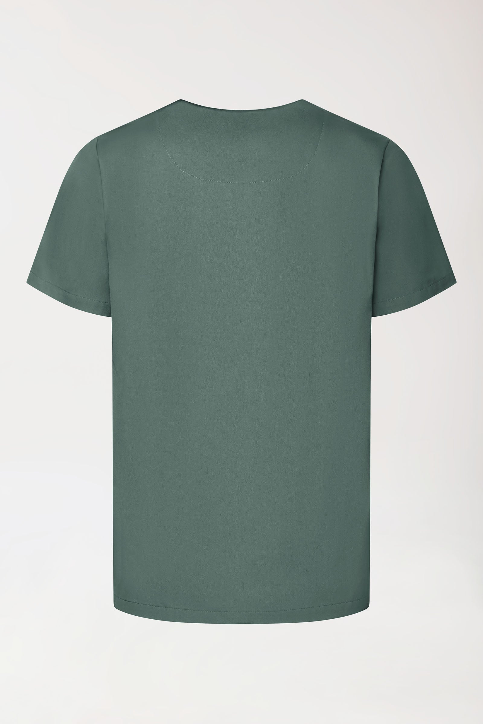 GREEN Stretch Schlupfkasack Unisex - V-Ausschnitt dunkelgrün, Vue de dos 