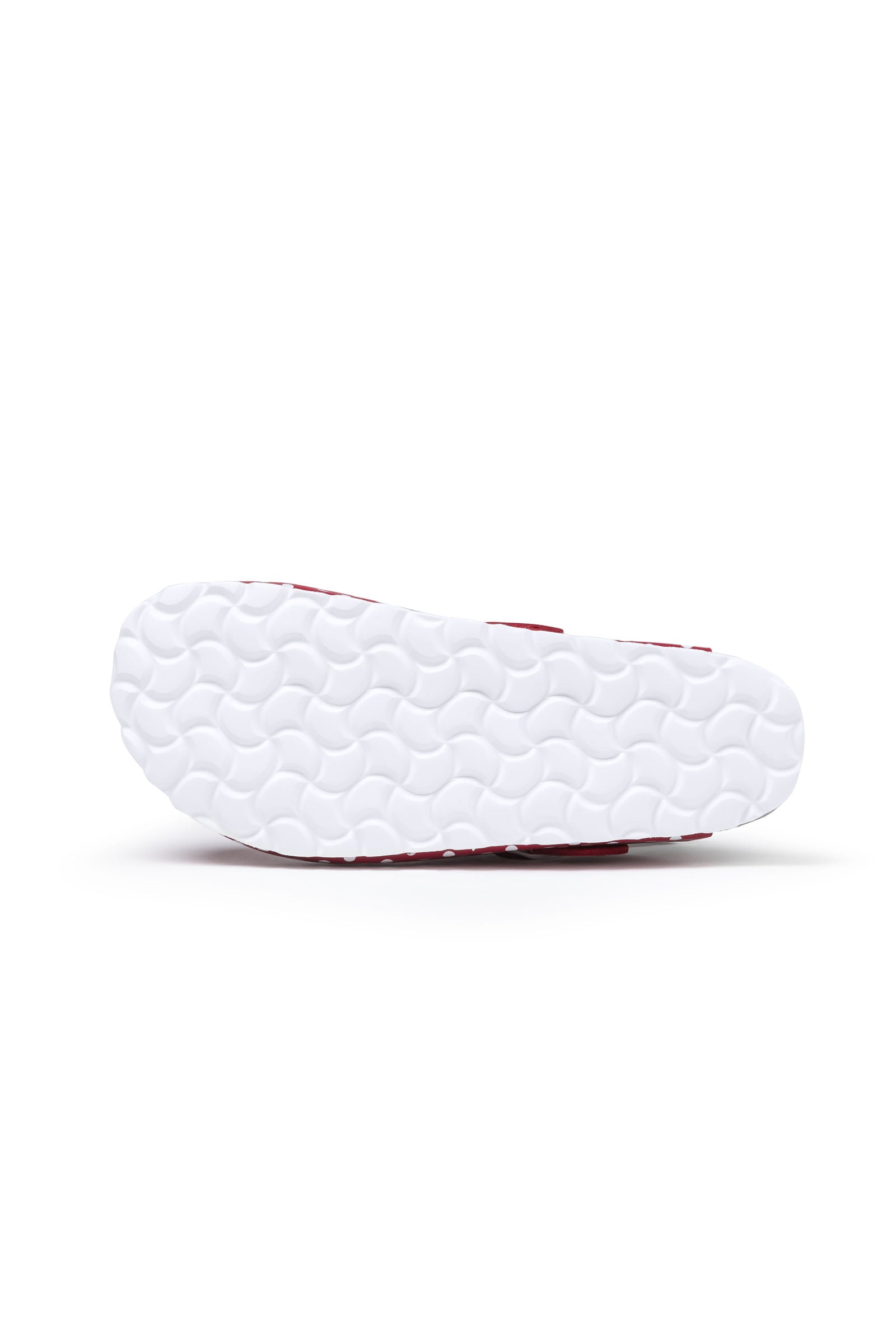 Damen Clog rot/weiss, Vue de dos 